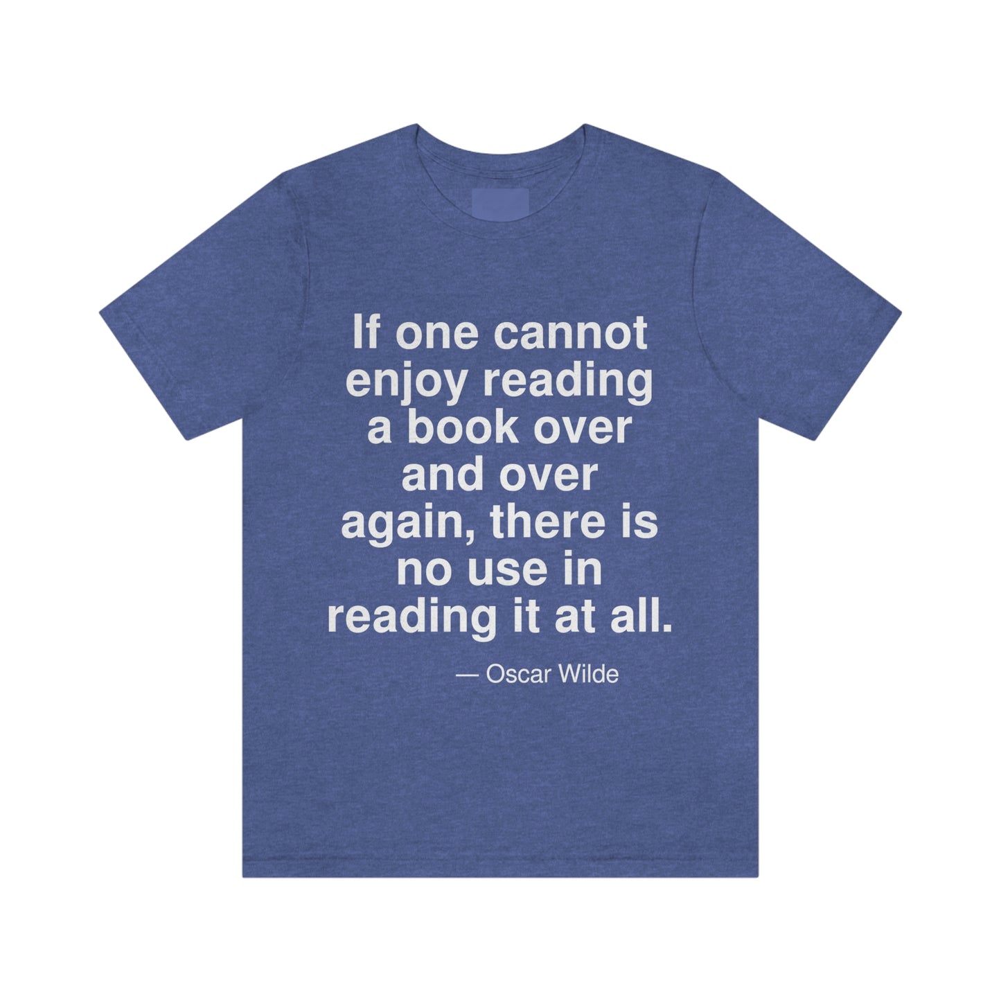 Wilde Reading Aa adult t-shirt