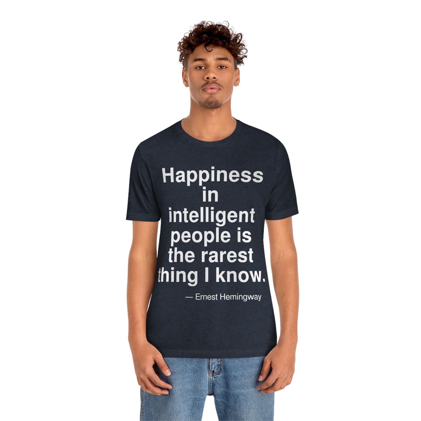 Hemingway Happiness Aa adult t-shirt