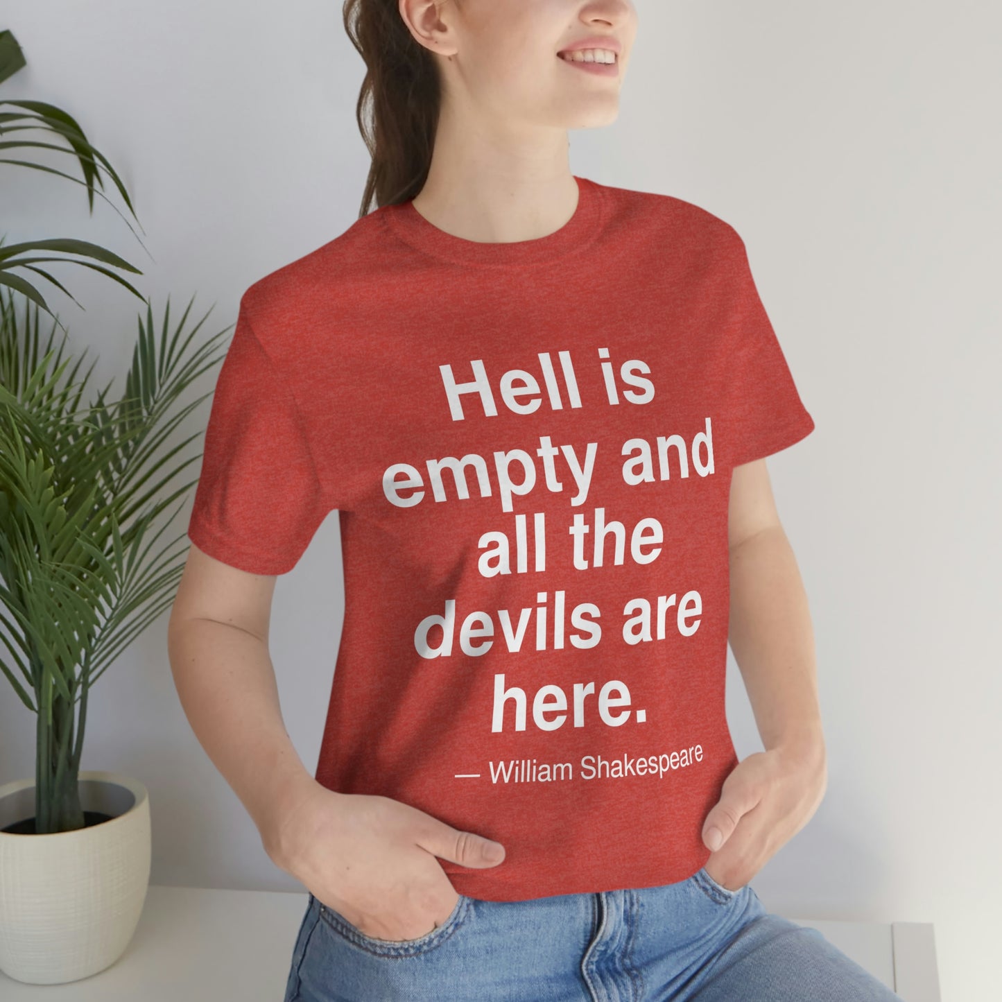 Shakespeare Hell Aa adult t-shirt