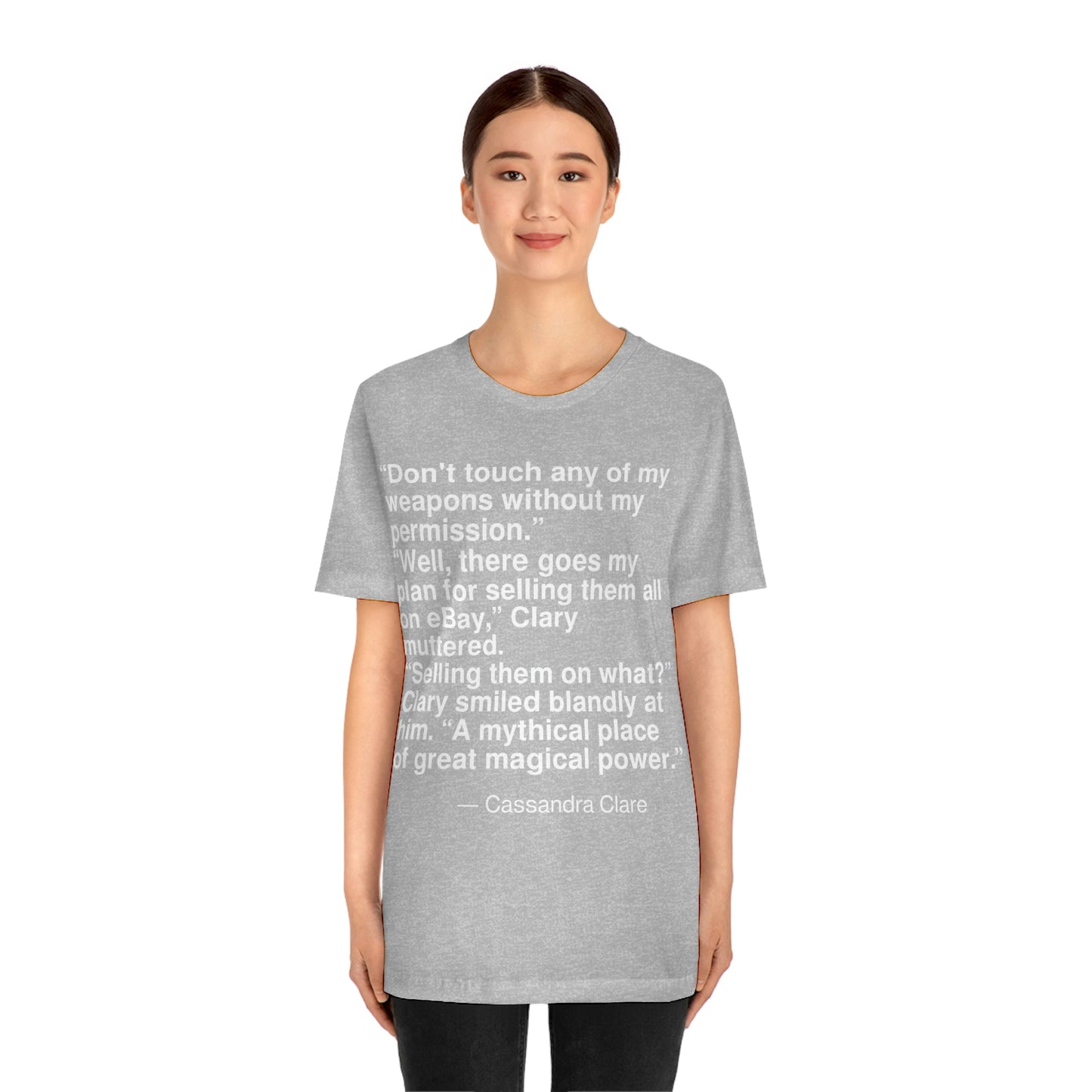 Clare Weapons Aa adult t-shirt