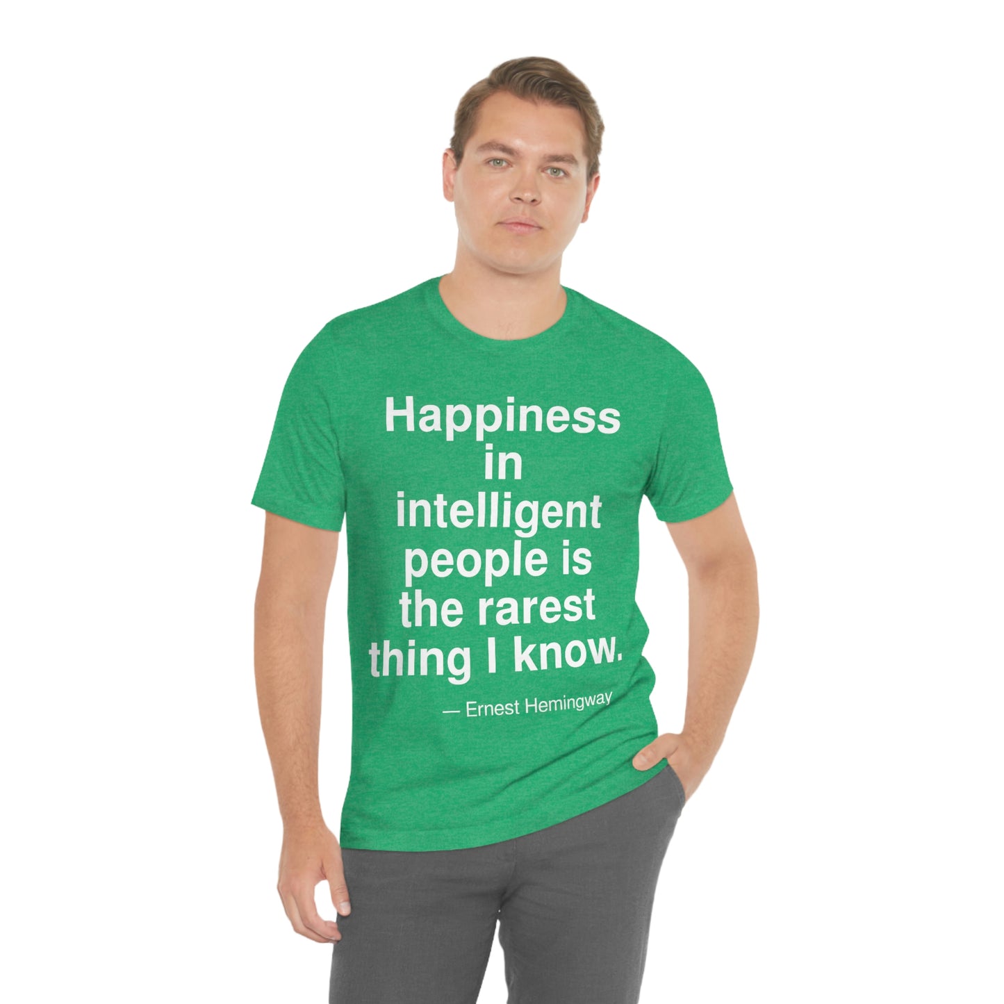 Hemingway Happiness Aa adult t-shirt