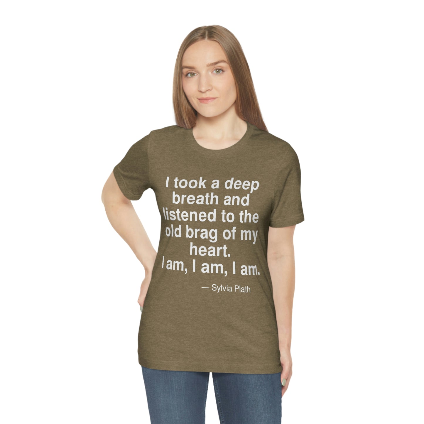 Plath Breath Aa adult t-shirt