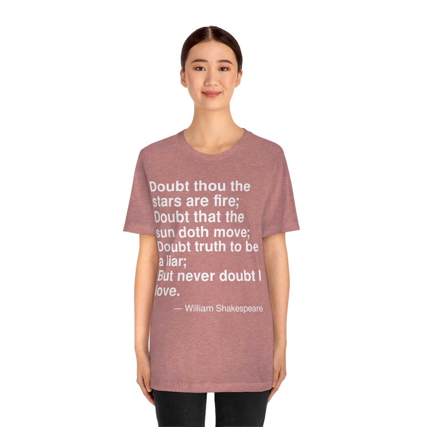 Shakespeare Doubt Aa adult t-shirt