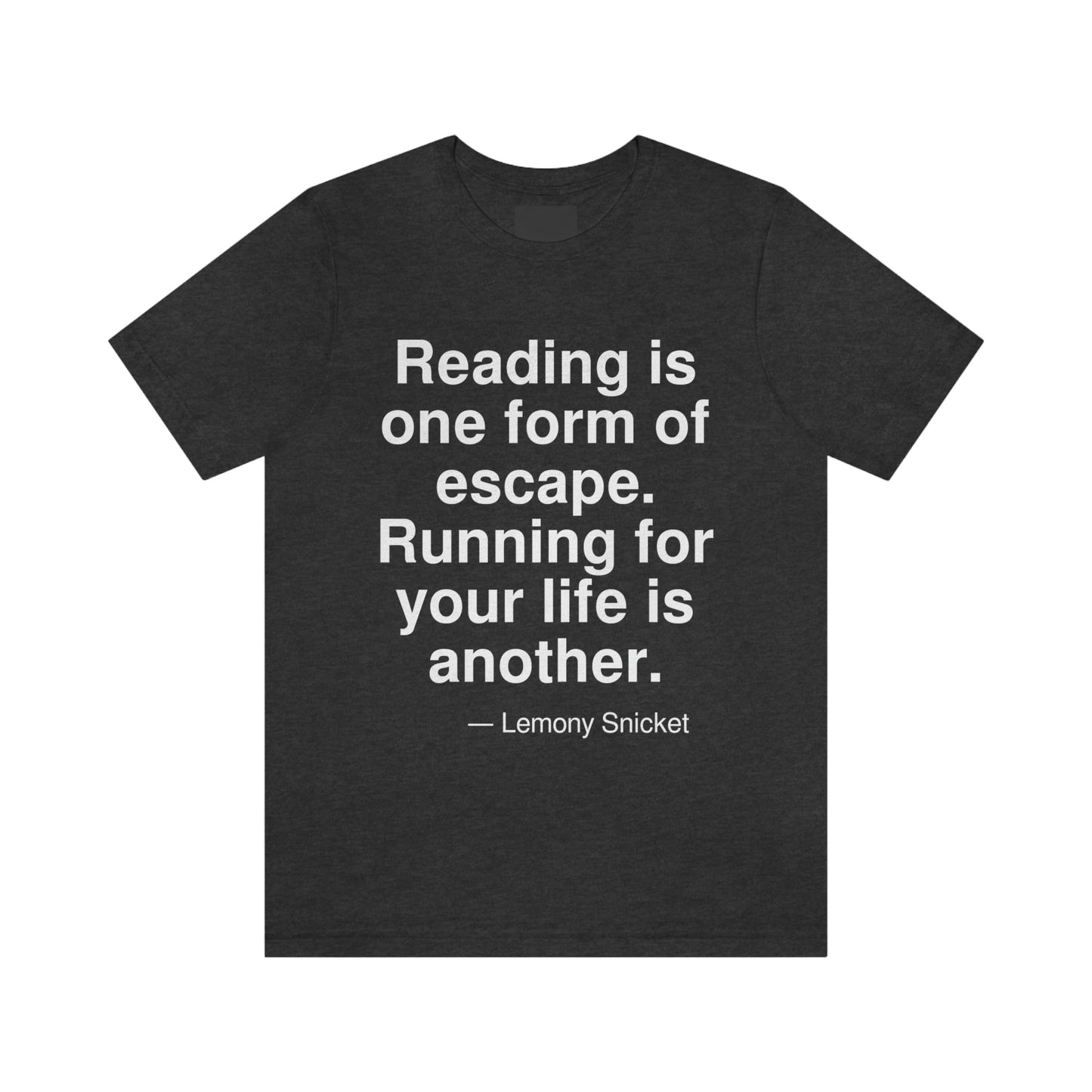 Snicket Reading Aa adult t-shirt