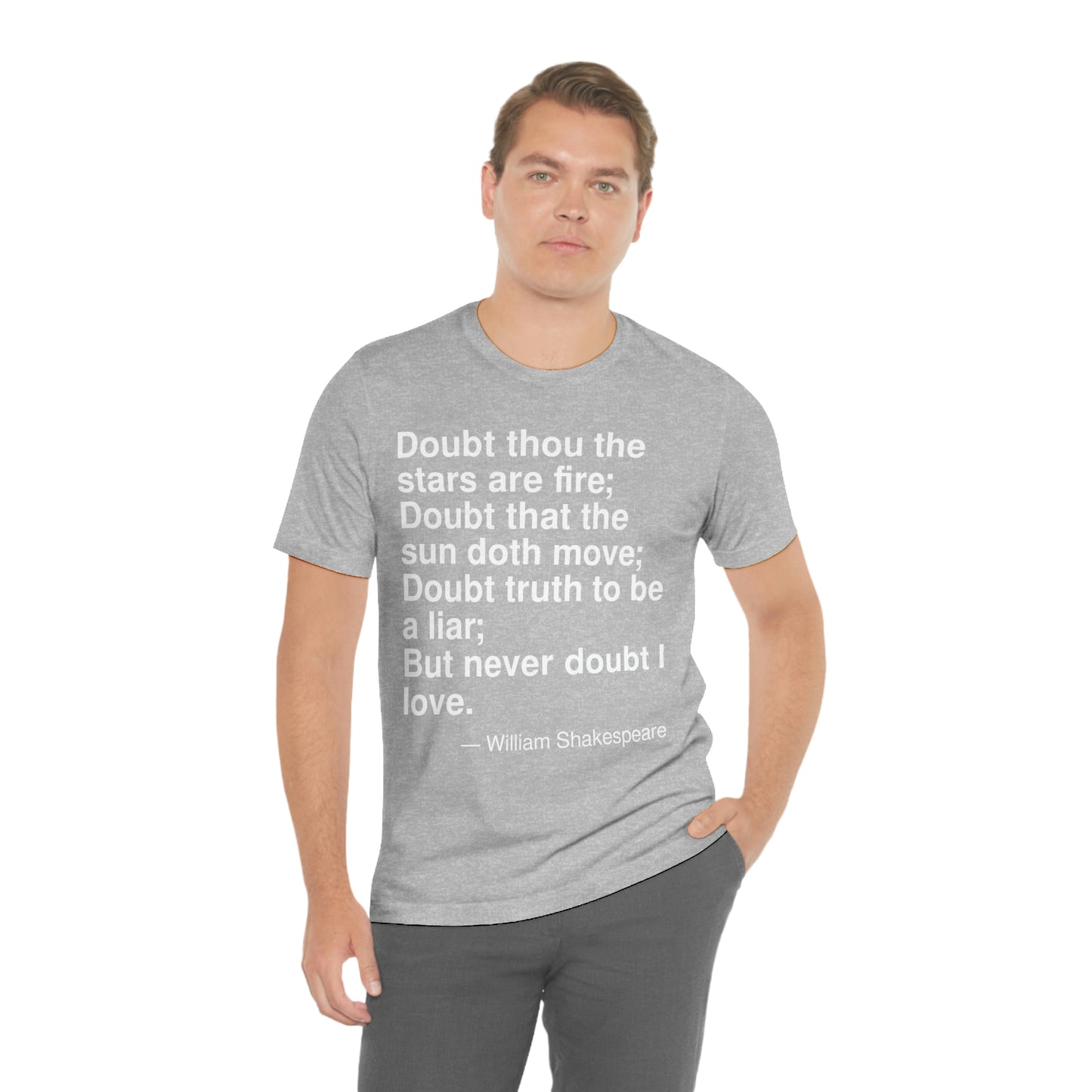 Shakespeare Doubt Aa adult t-shirt