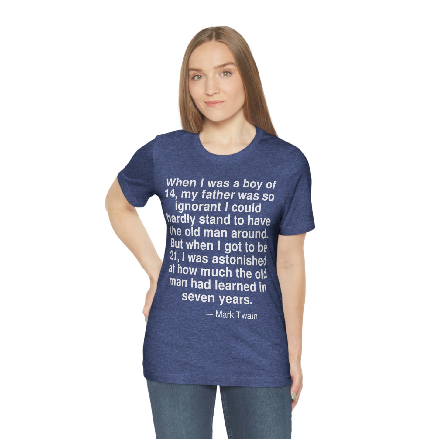 Twain Father Aa adult t-shirt