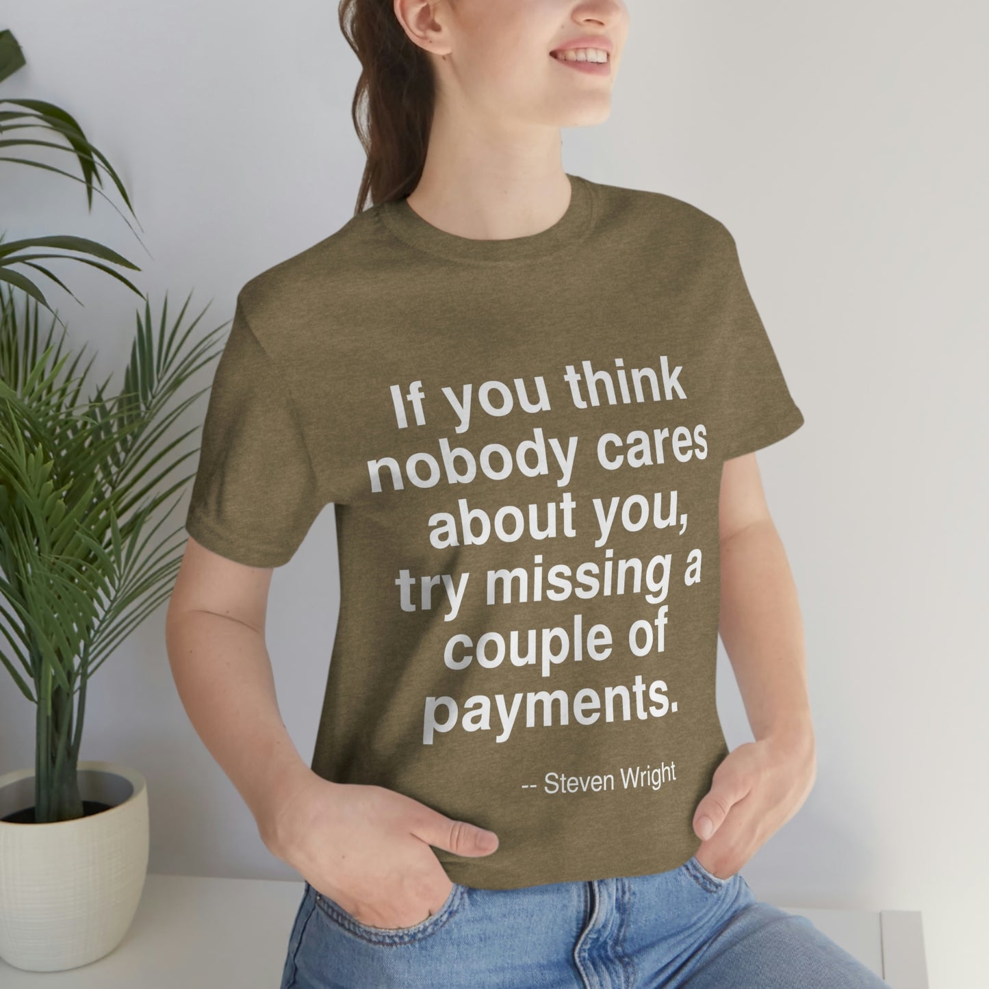 Wright Payments Aa adult t-shirt