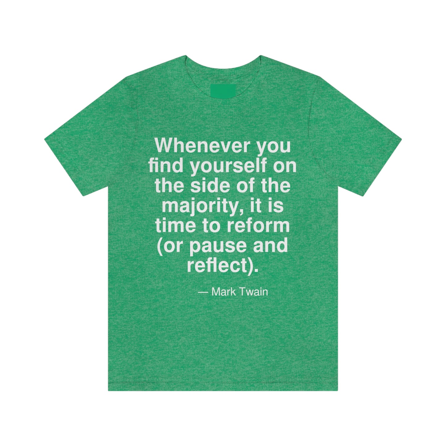 Twain Majority Aa adult t-shirt