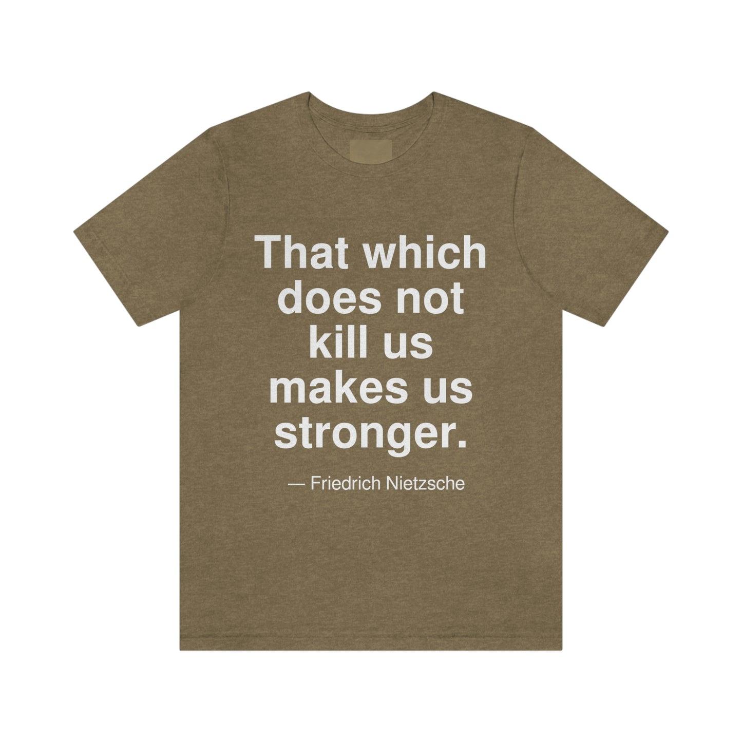 Nietzsche Stronger Aa adult t-shirt