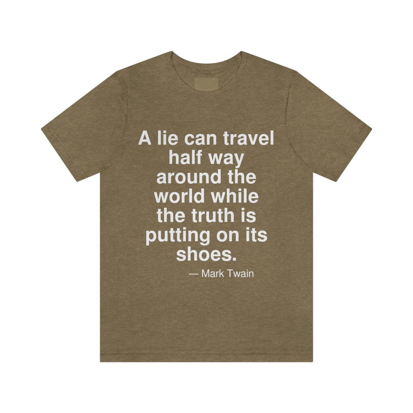 Twain Travel Aa adult t-shirt