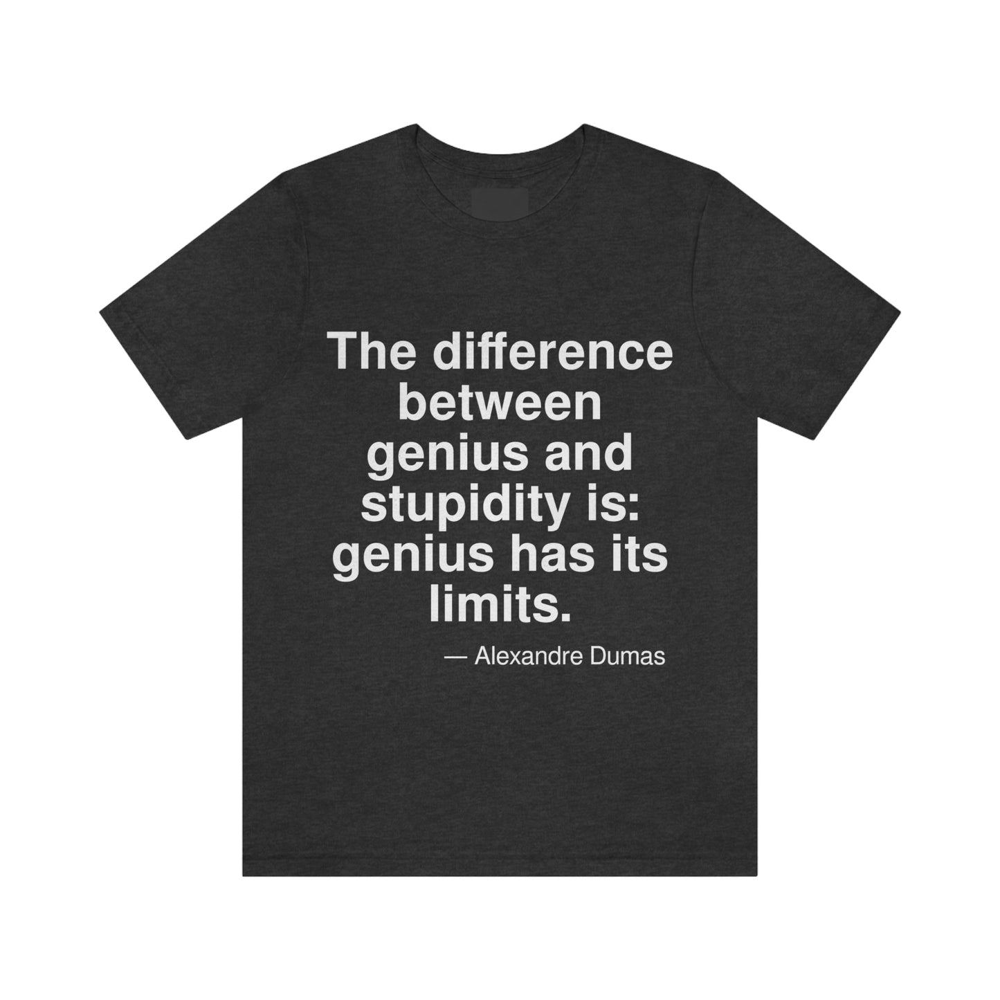 Dumas Genius Aa adult t-shirt