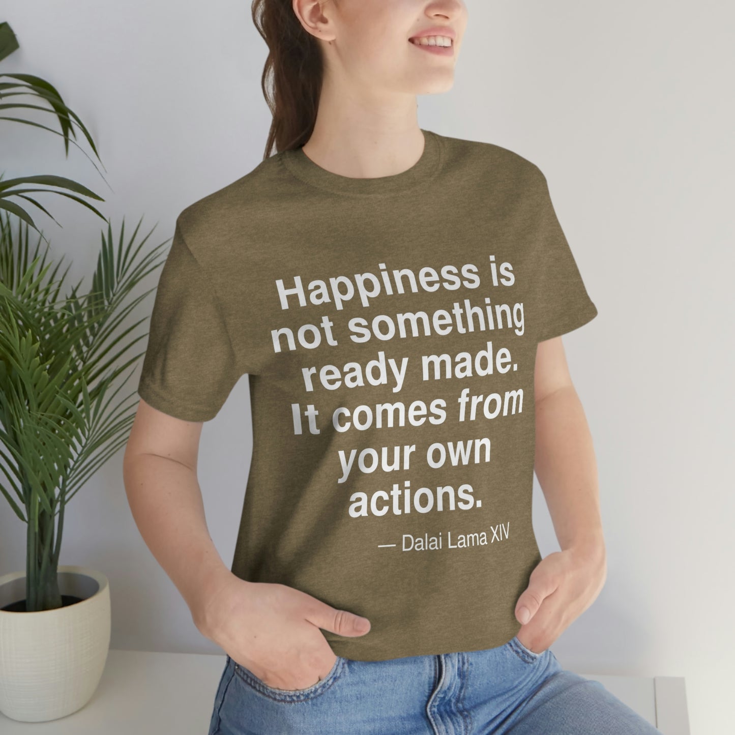 Lama Happiness Aa adult t-shirt