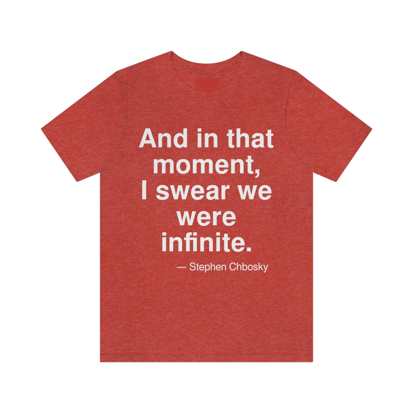 Chbosky Infinite Aa adult t-shirt