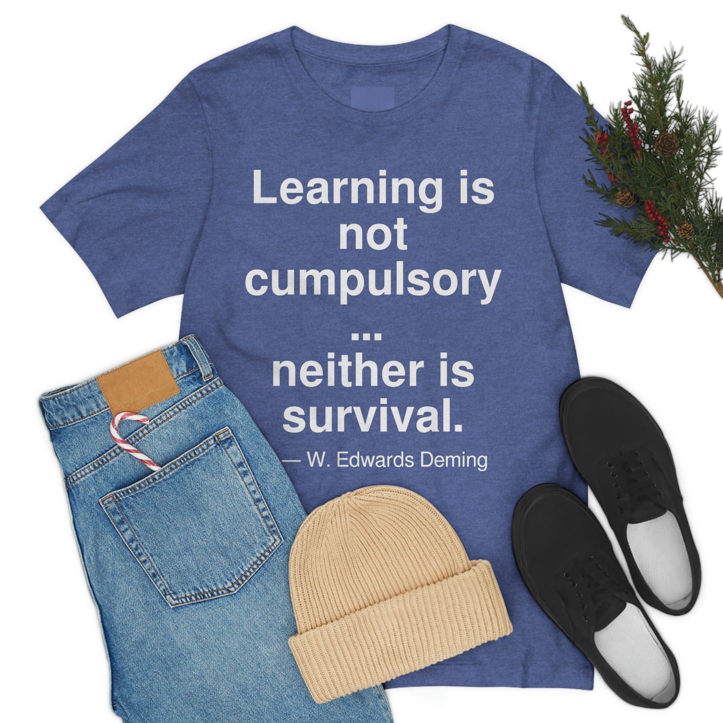 Deming Learning Aa adult t-shirt