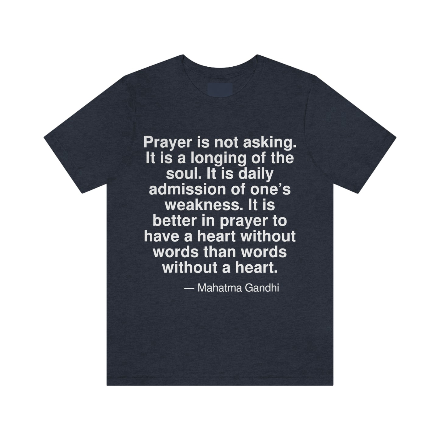 Gandhi Prayer Aa adult t-shirt