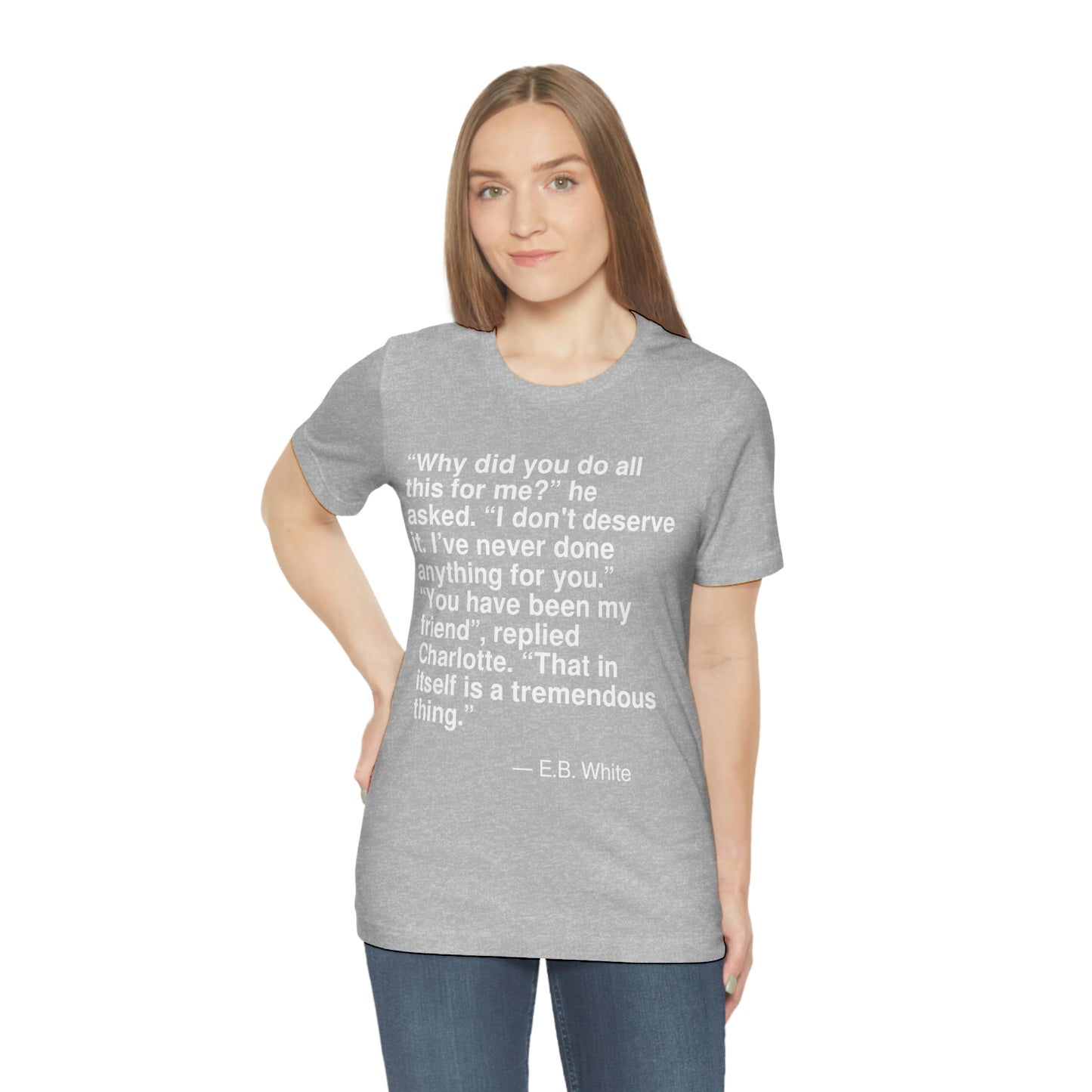 White Friend Aa adult t-shirt