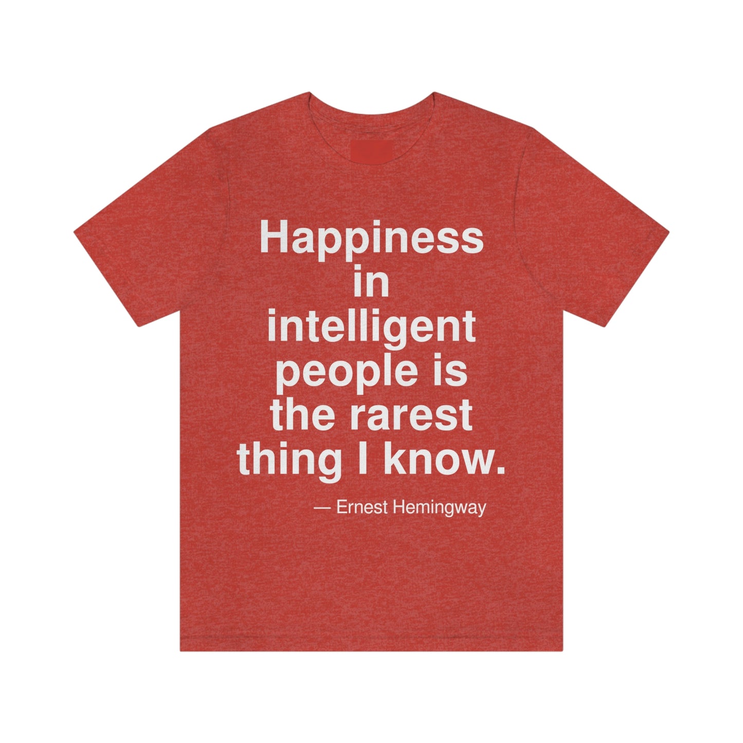 Hemingway Happiness Aa adult t-shirt