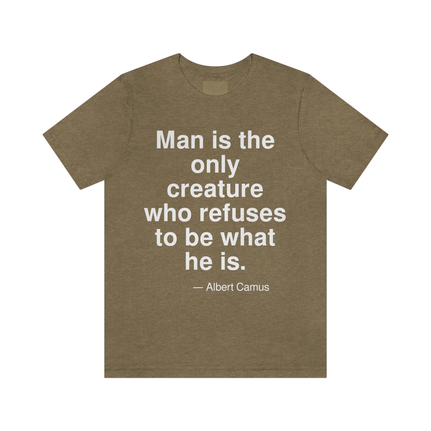 Camus Refuses Aa adult t-shirt