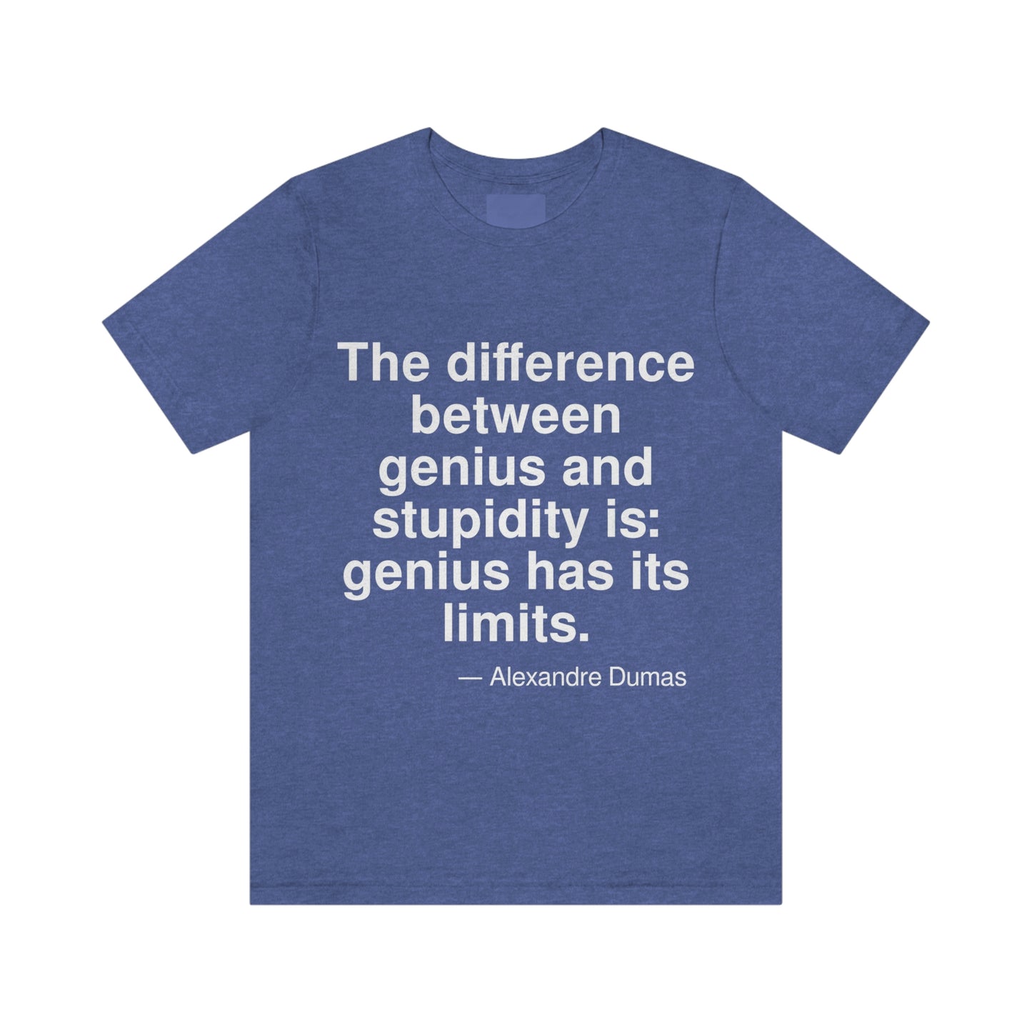 Dumas Genius Aa adult t-shirt