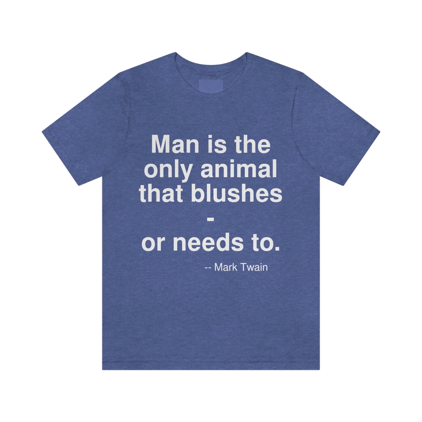 Twain Blushes Aa adult t-shirt