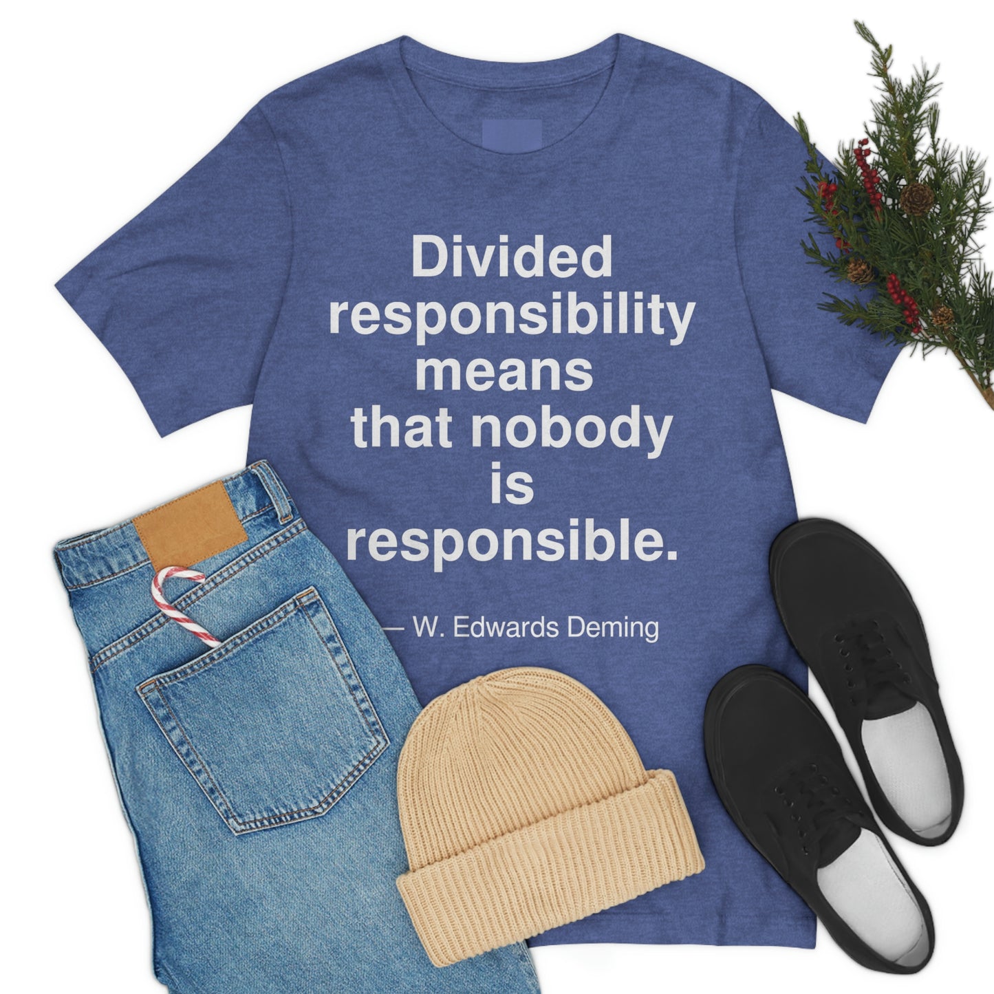 Deming Responsibility Aa adult t-shirt