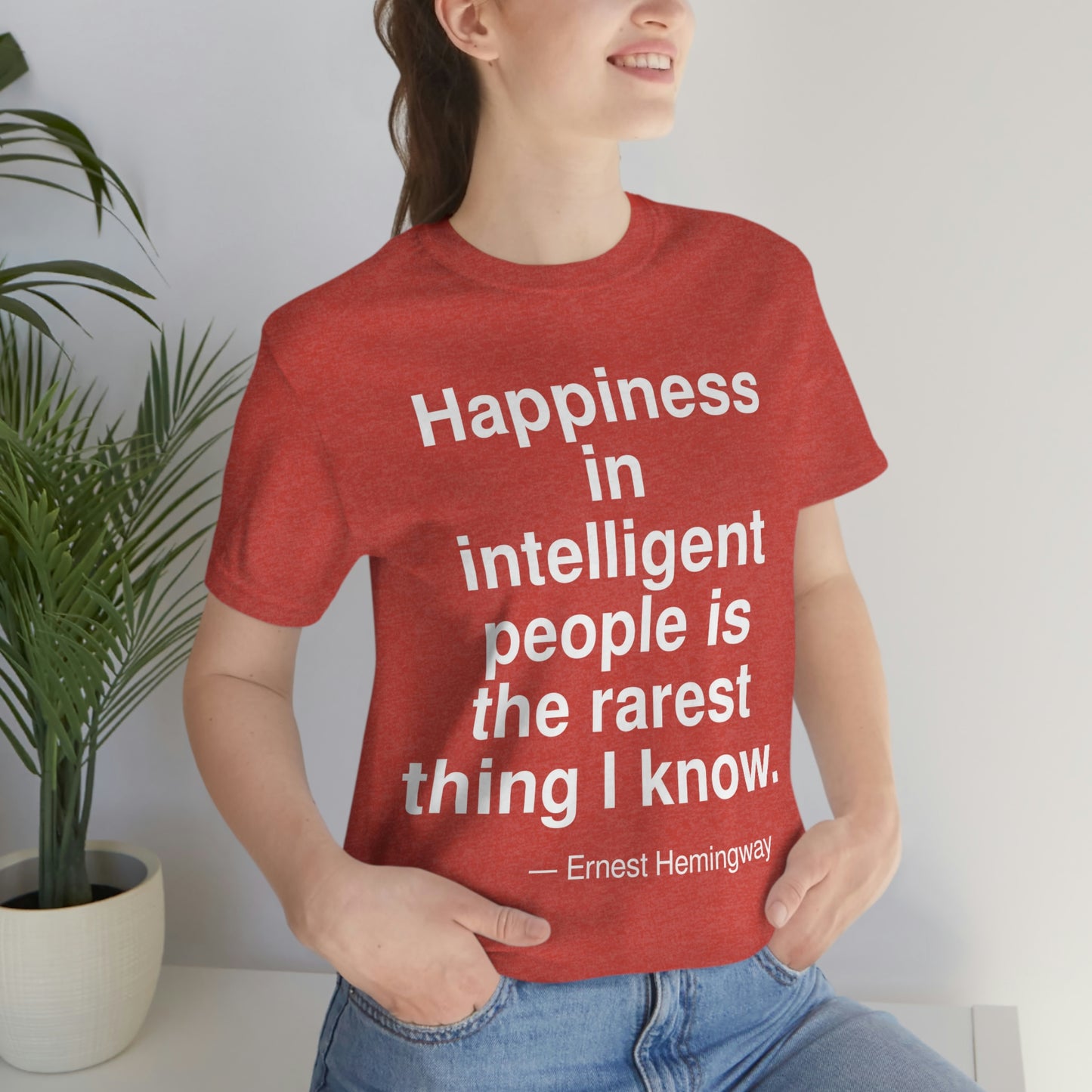 Hemingway Happiness Aa adult t-shirt