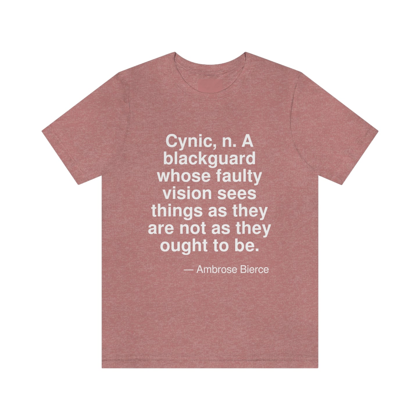 Bierce Cynic Aa adult t-shirt