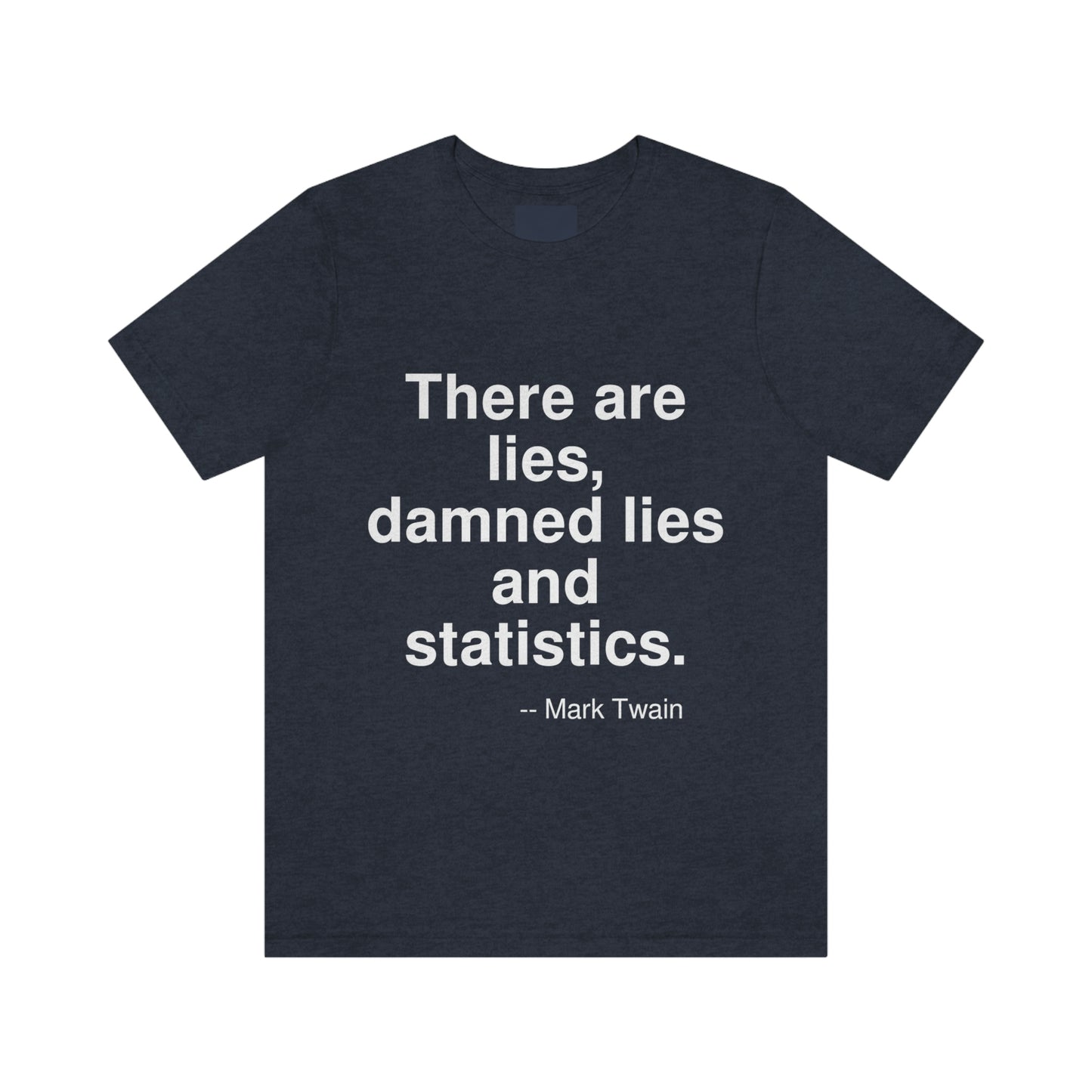 Twain Statistics Aa adult t-shirt