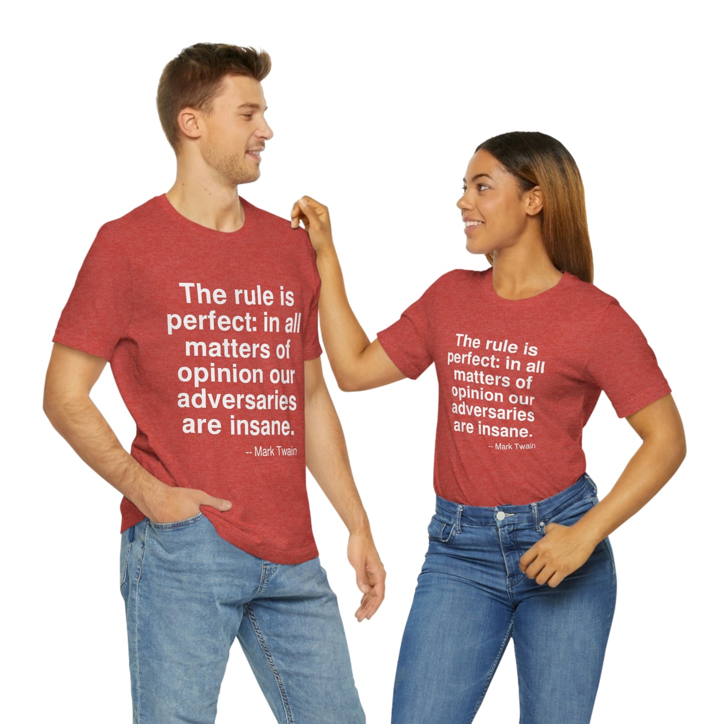 Twain Adversaries Aa adult t-shirt