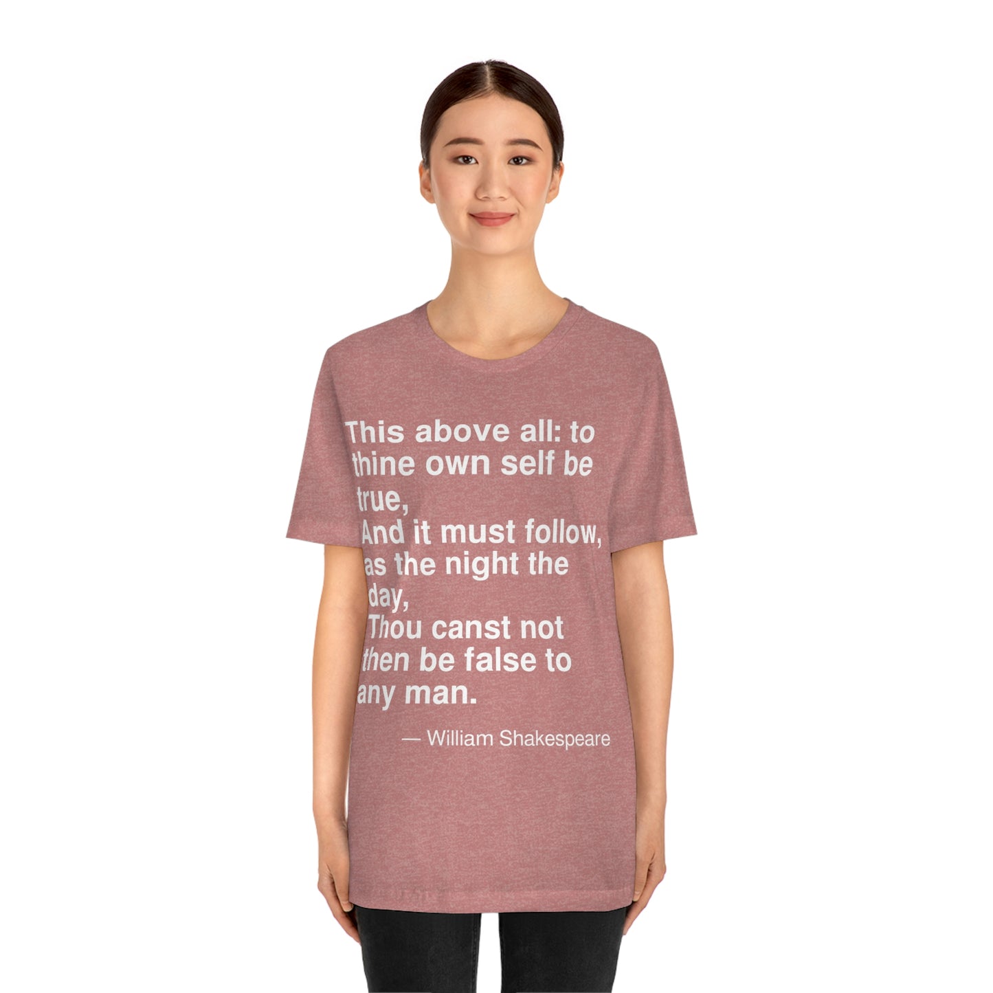 Shakespeare True Aa adult t-shirt