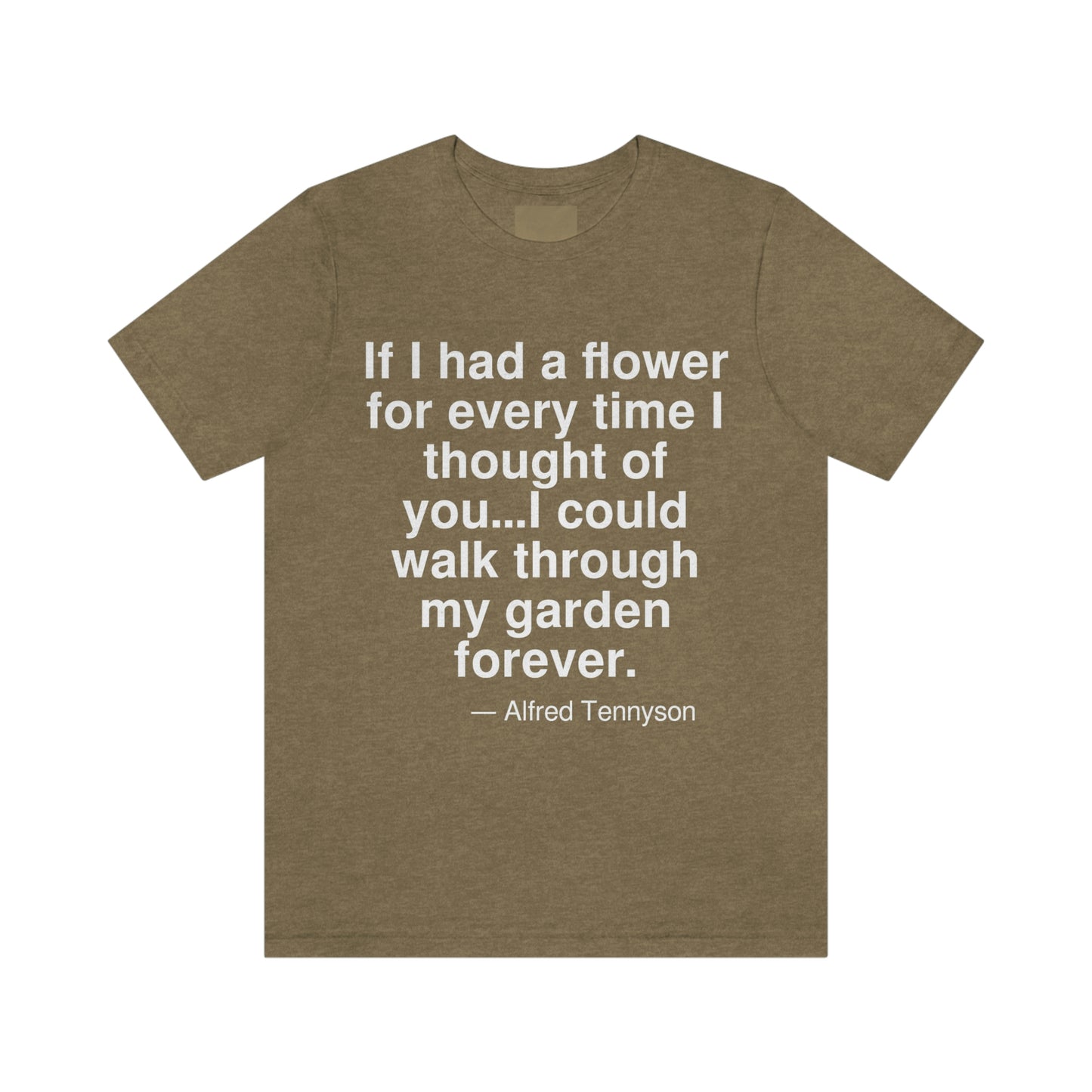 Tennyson Flower Aa adult t-shirt