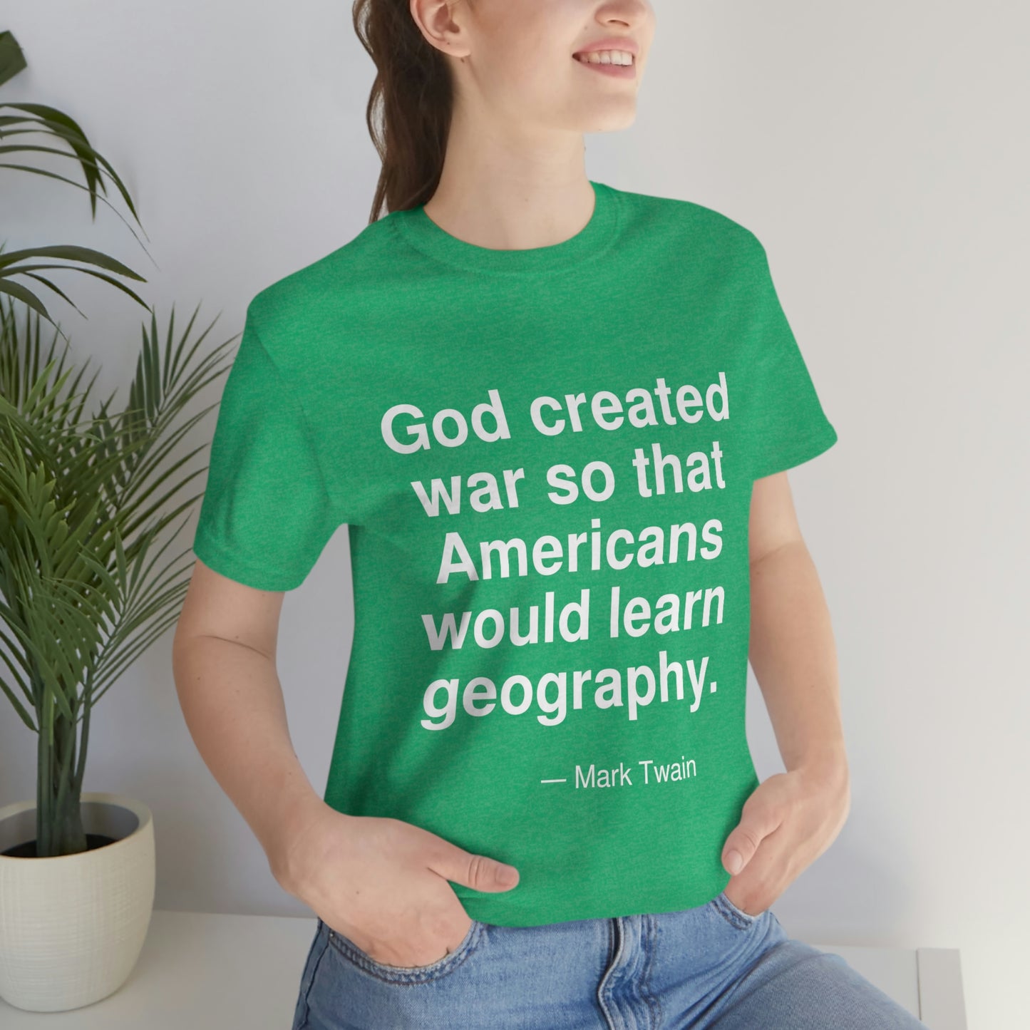 Twain Geography Aa adult t-shirt