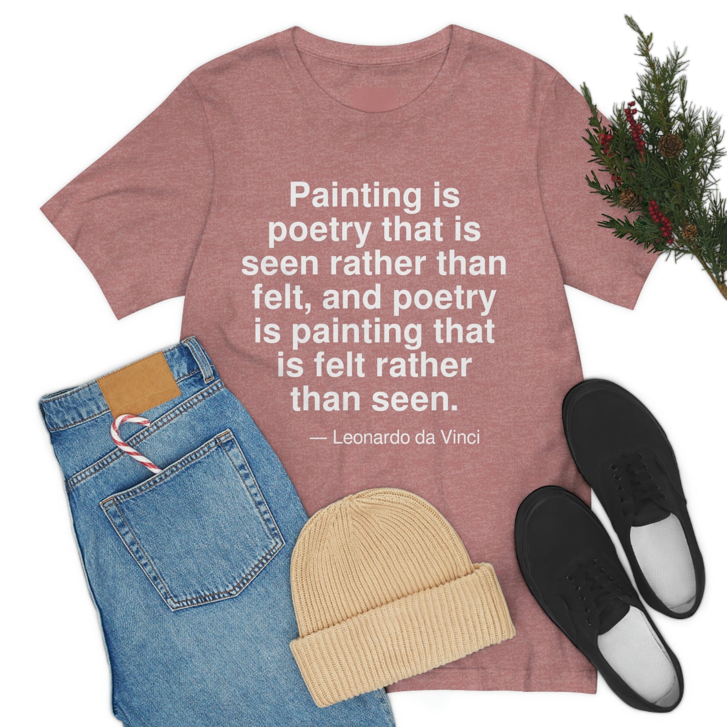 daVinci Painting Aa adult t-shirt