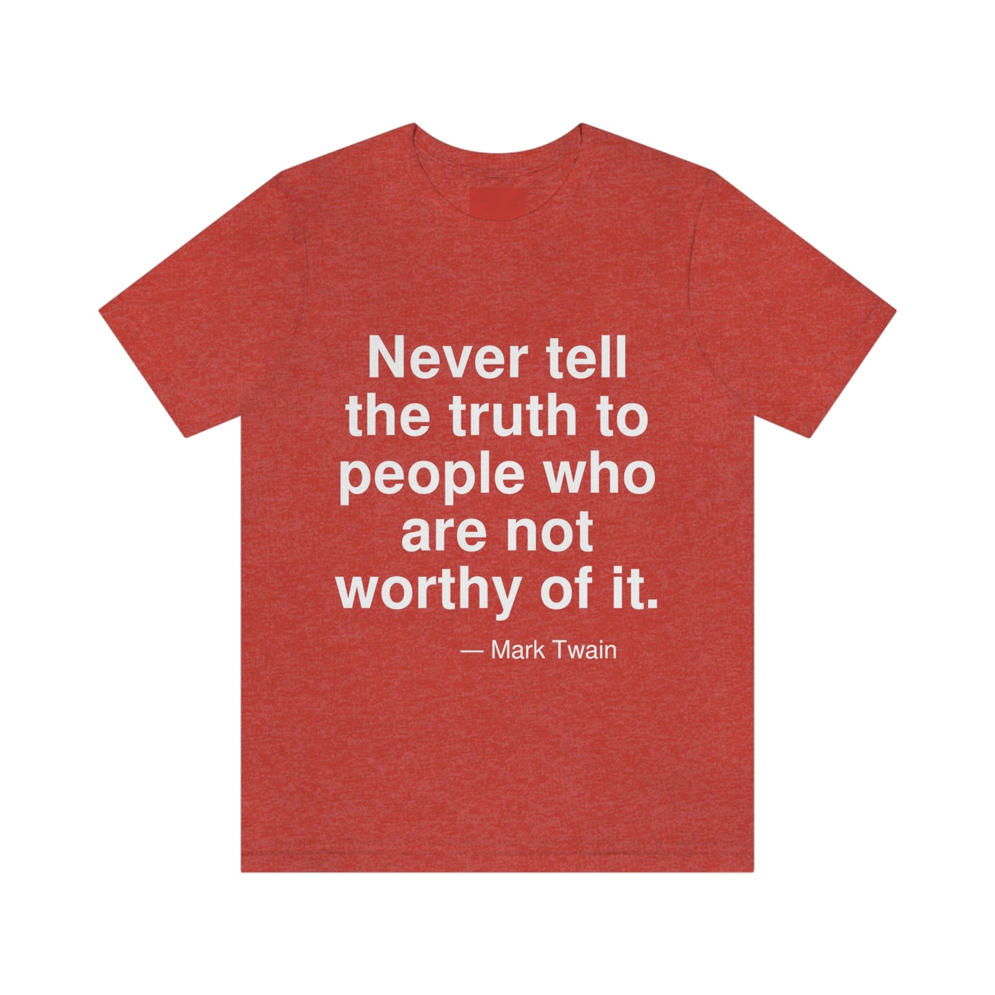 Twain Worthy Aa adult t-shirt