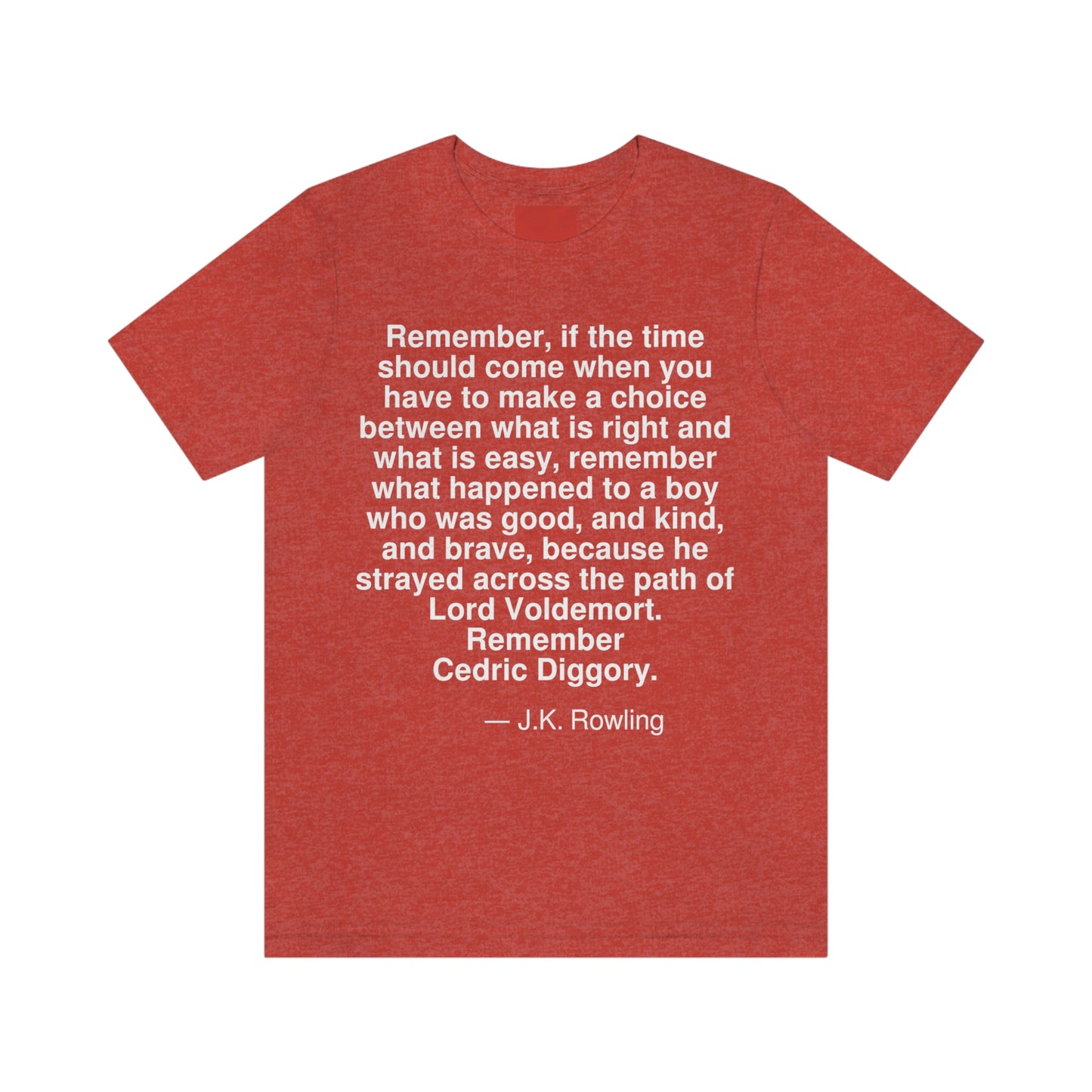 Rowling Cedric Aa adult t-shirt