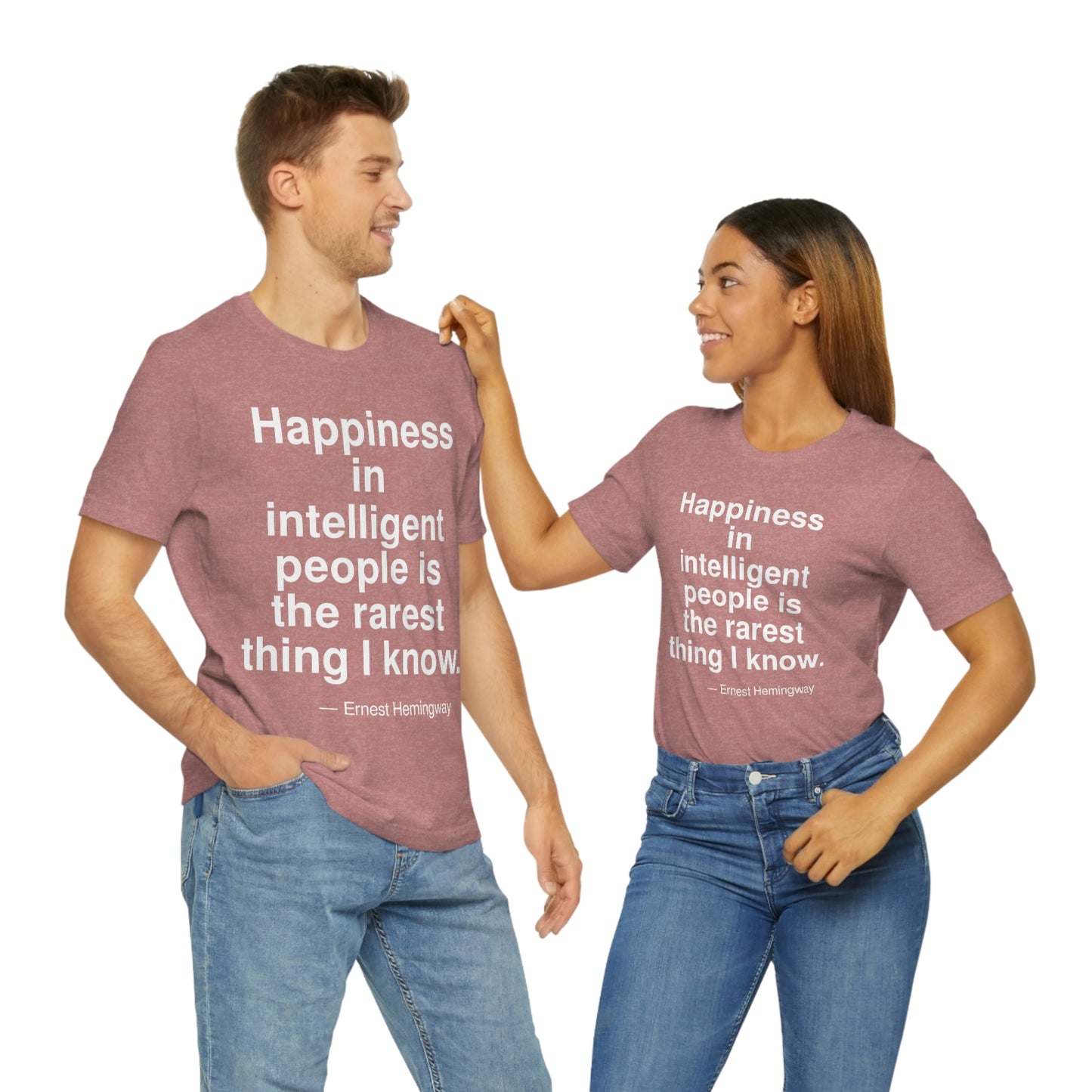 Hemingway Happiness Aa adult t-shirt