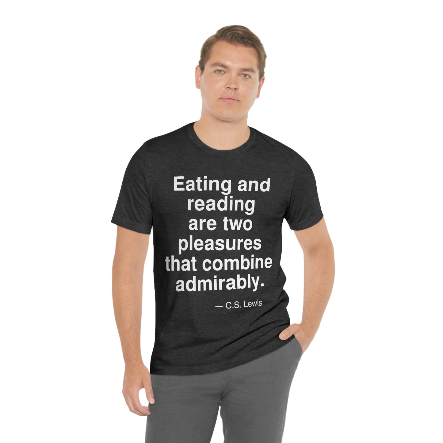 Lewis Eating Aa adult t-shirt