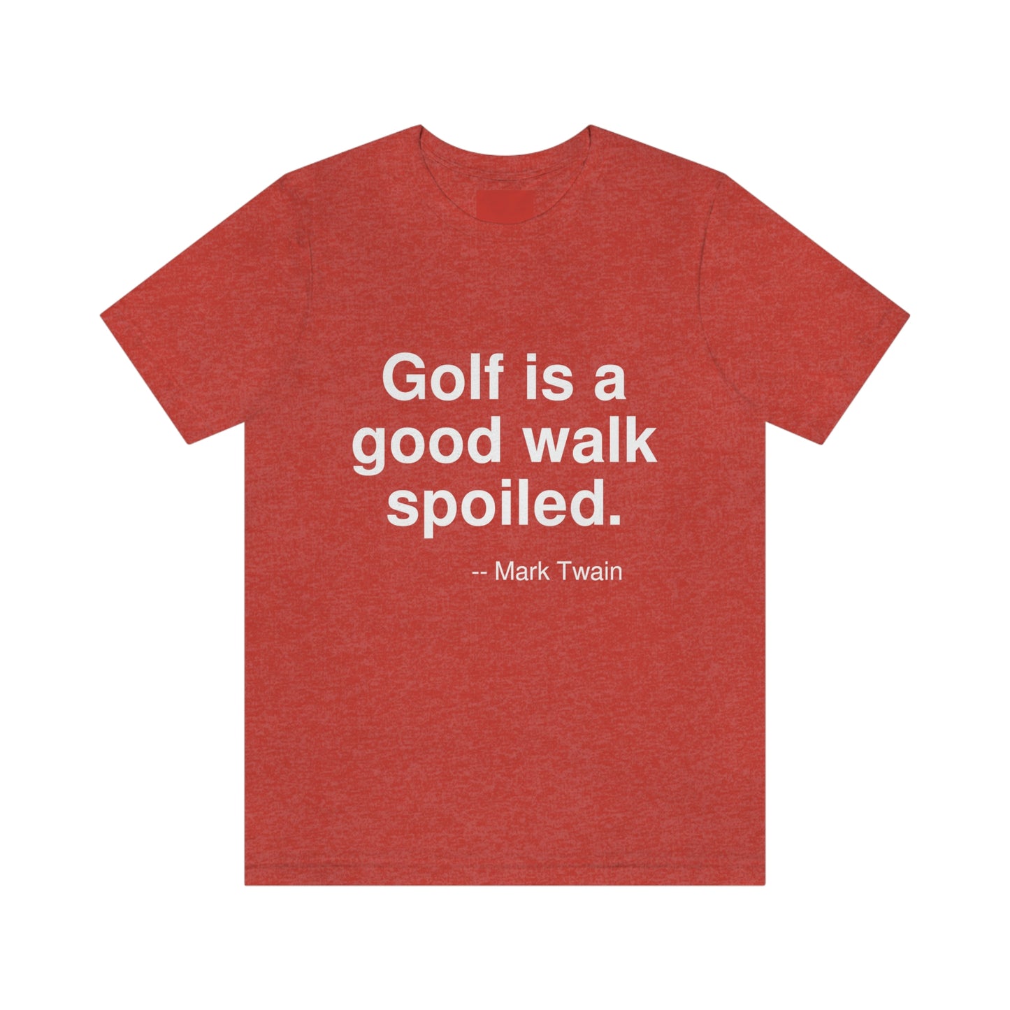 Twain Golf Aa adult t-shirt