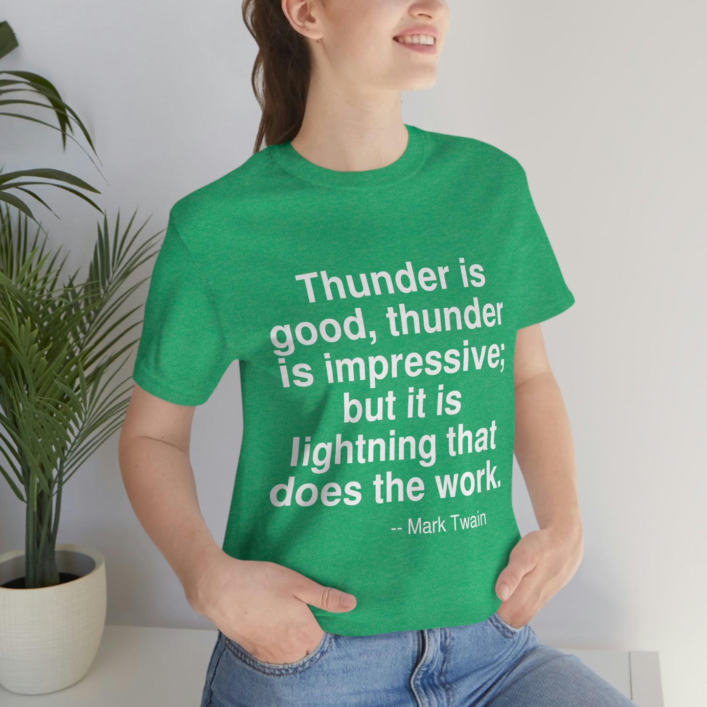 Twain Thunder Aa adult t-shirt