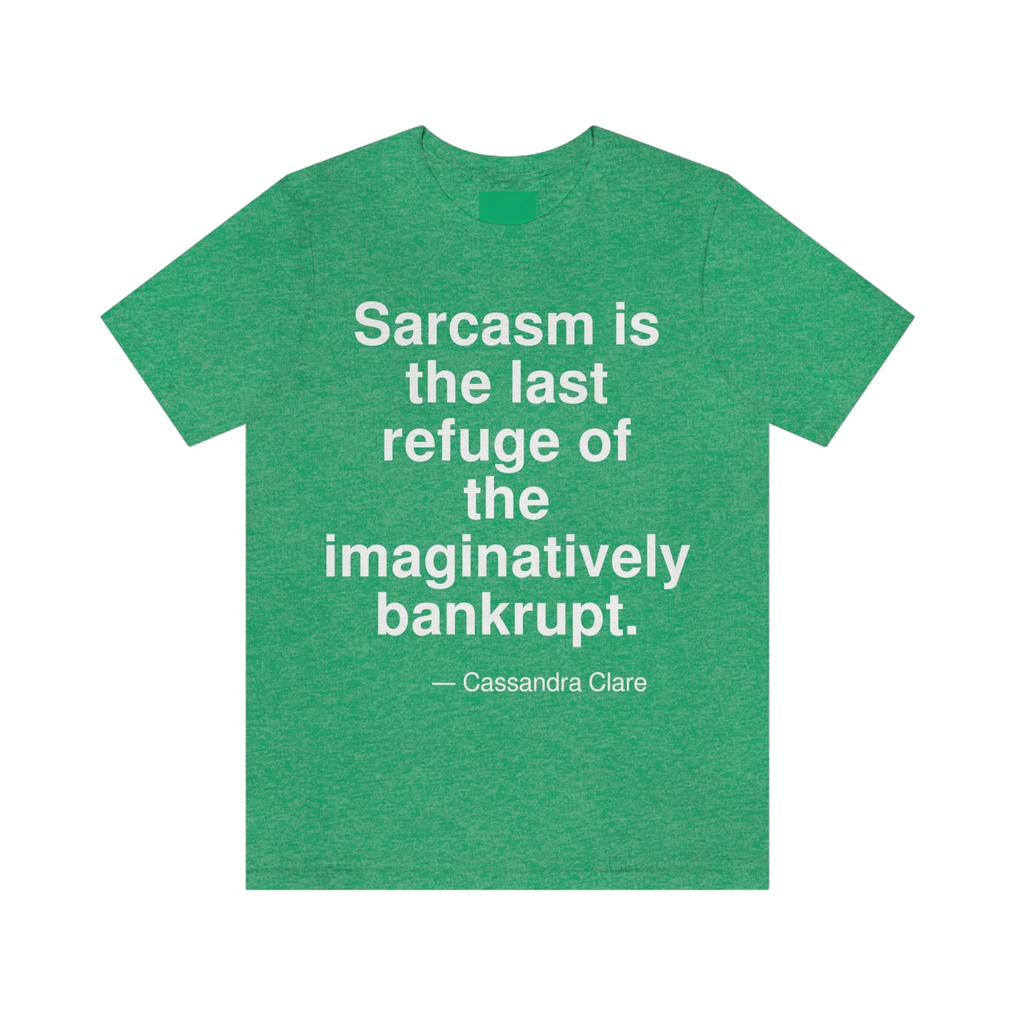 Clare Sarcasm Aa adult t-shirt