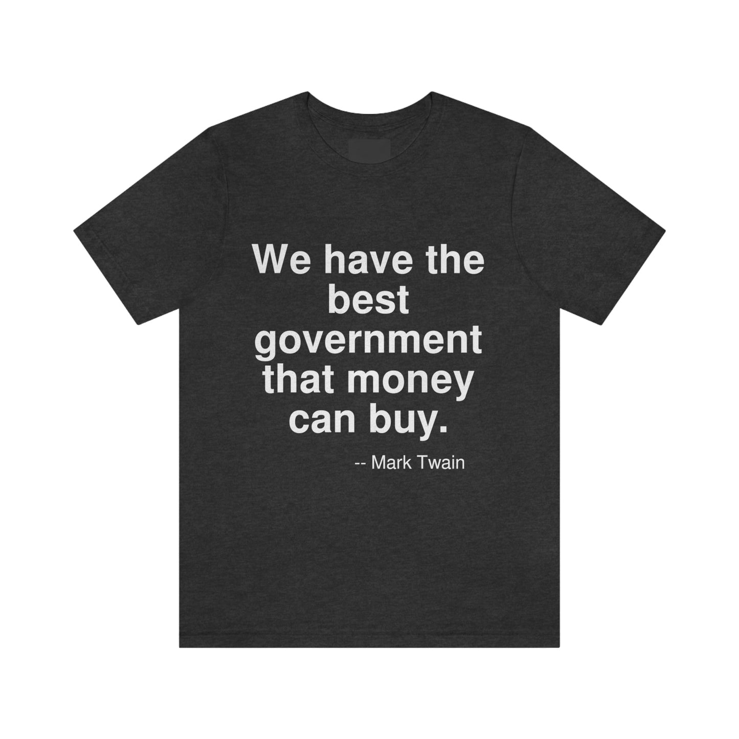 Twain Government Aa adult t-shirt