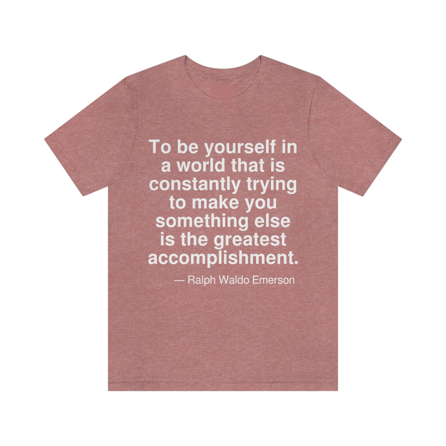 Emerson Yourself Aa adult t-shirt