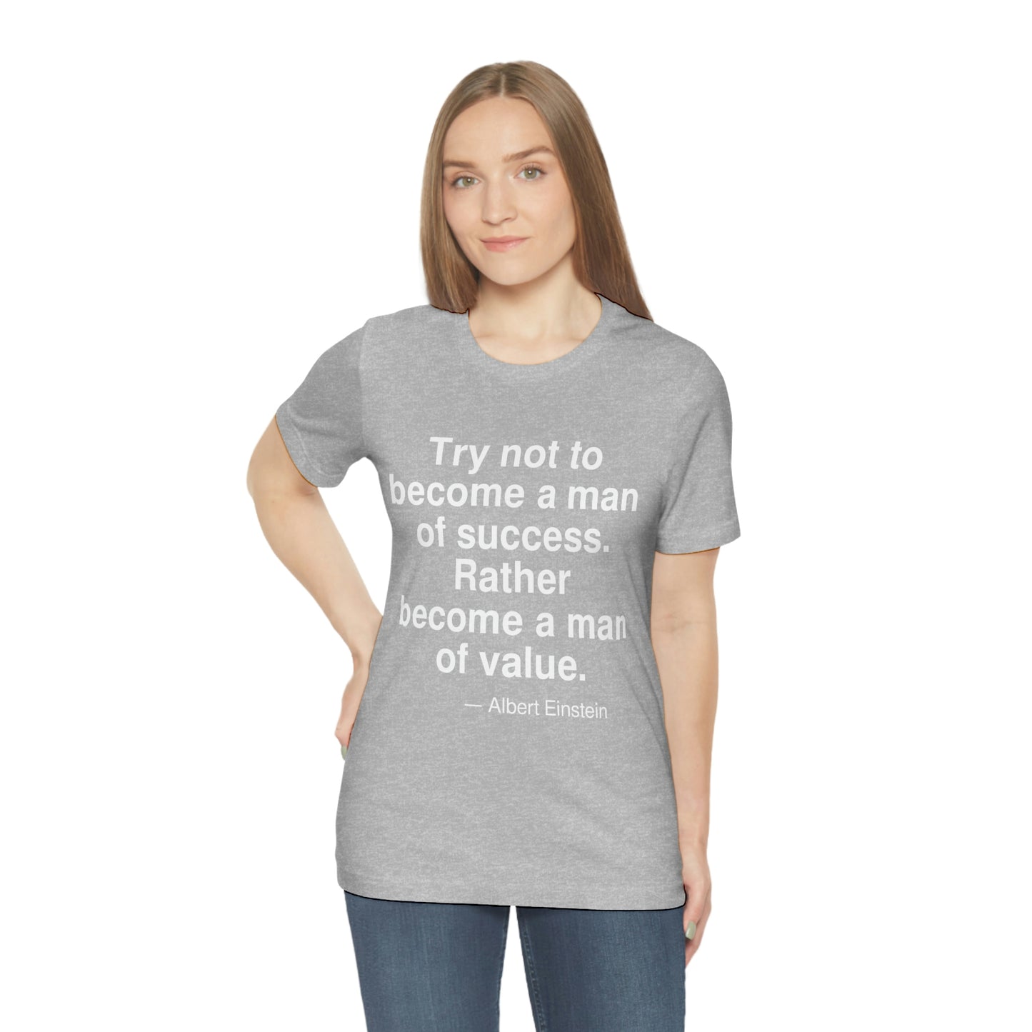 Einstein Become Aa adult t-shirt