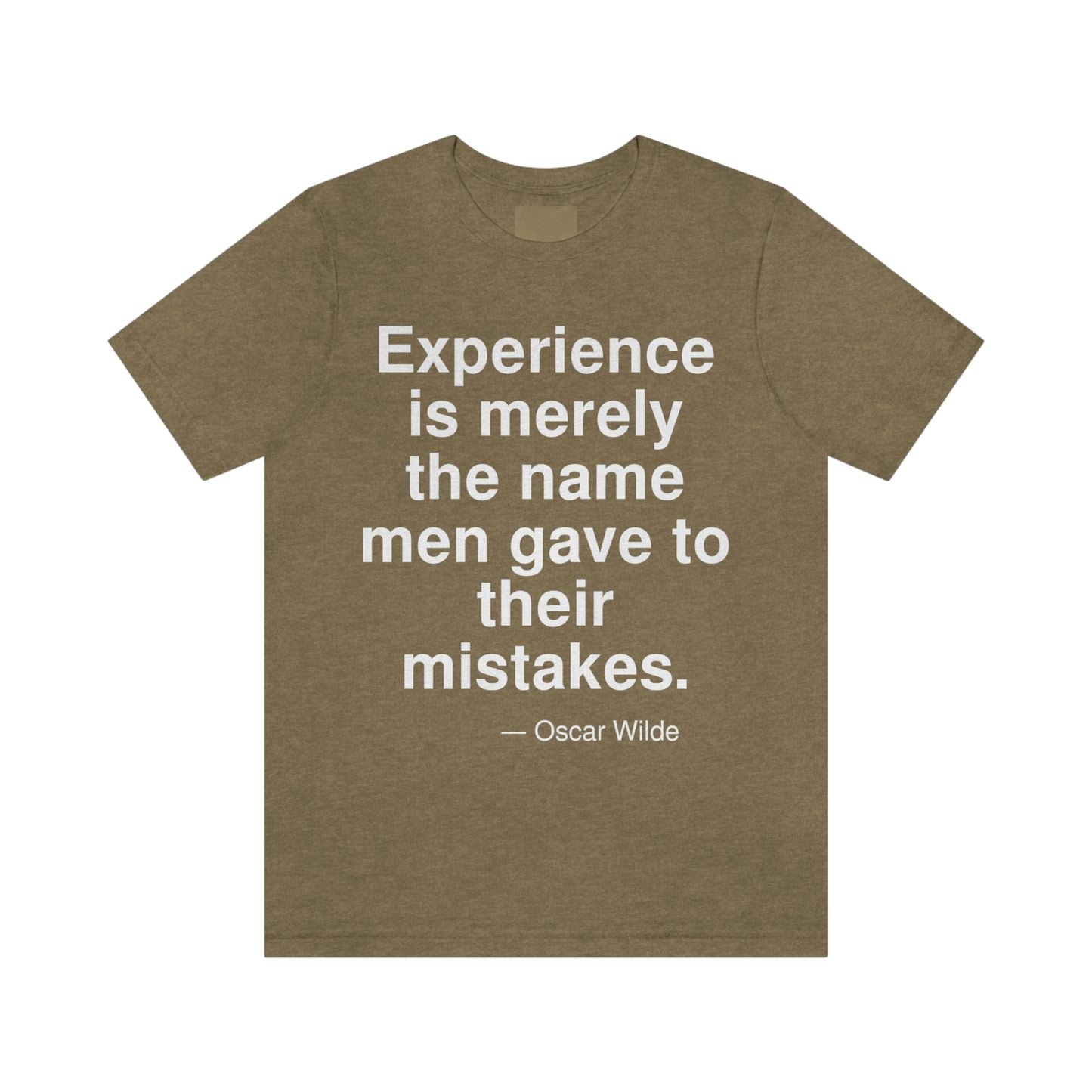 Wilde Mistakes Aa adult t-shirt