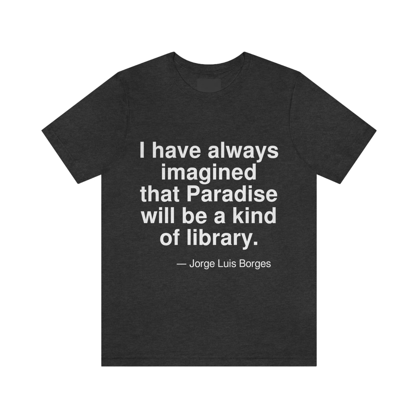 Borges Library Aa adult t-shirt