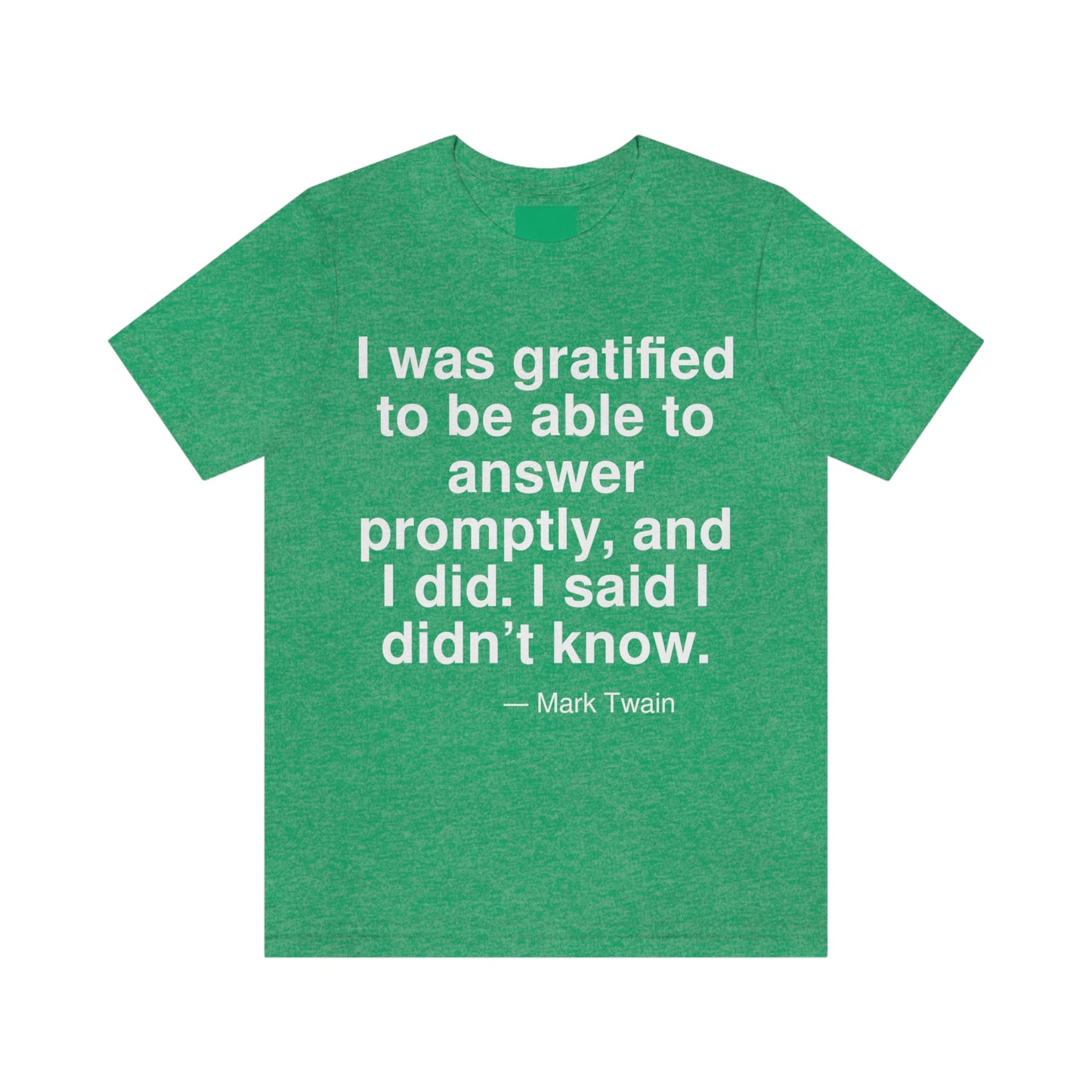 Twain Grartified Aa adult t-shirt