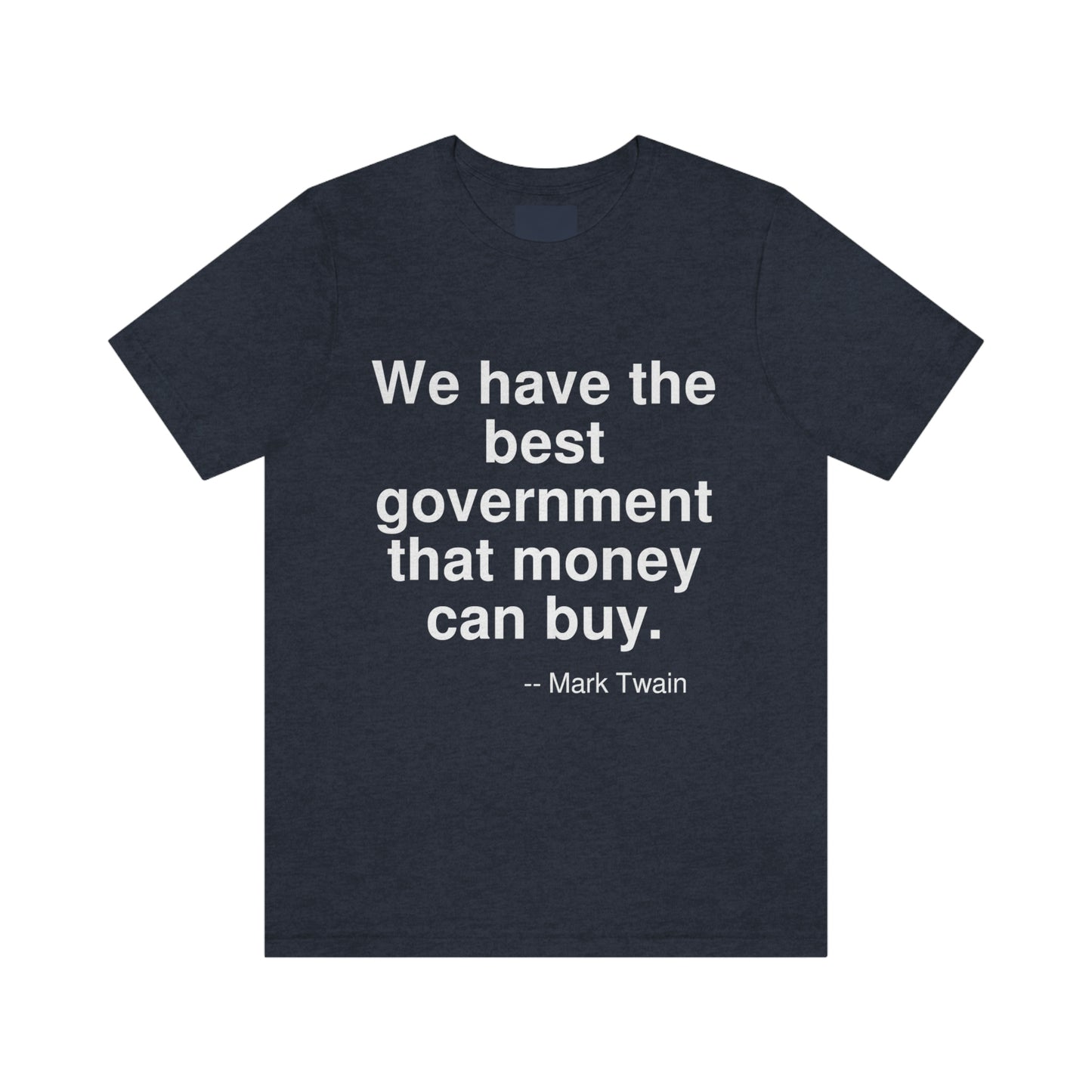 Twain Government Aa adult t-shirt