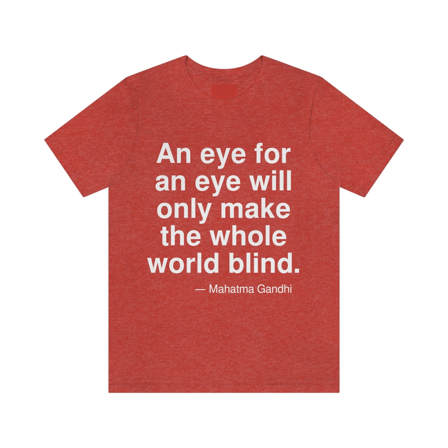 Gandhi Blind Aa adult t-shirt