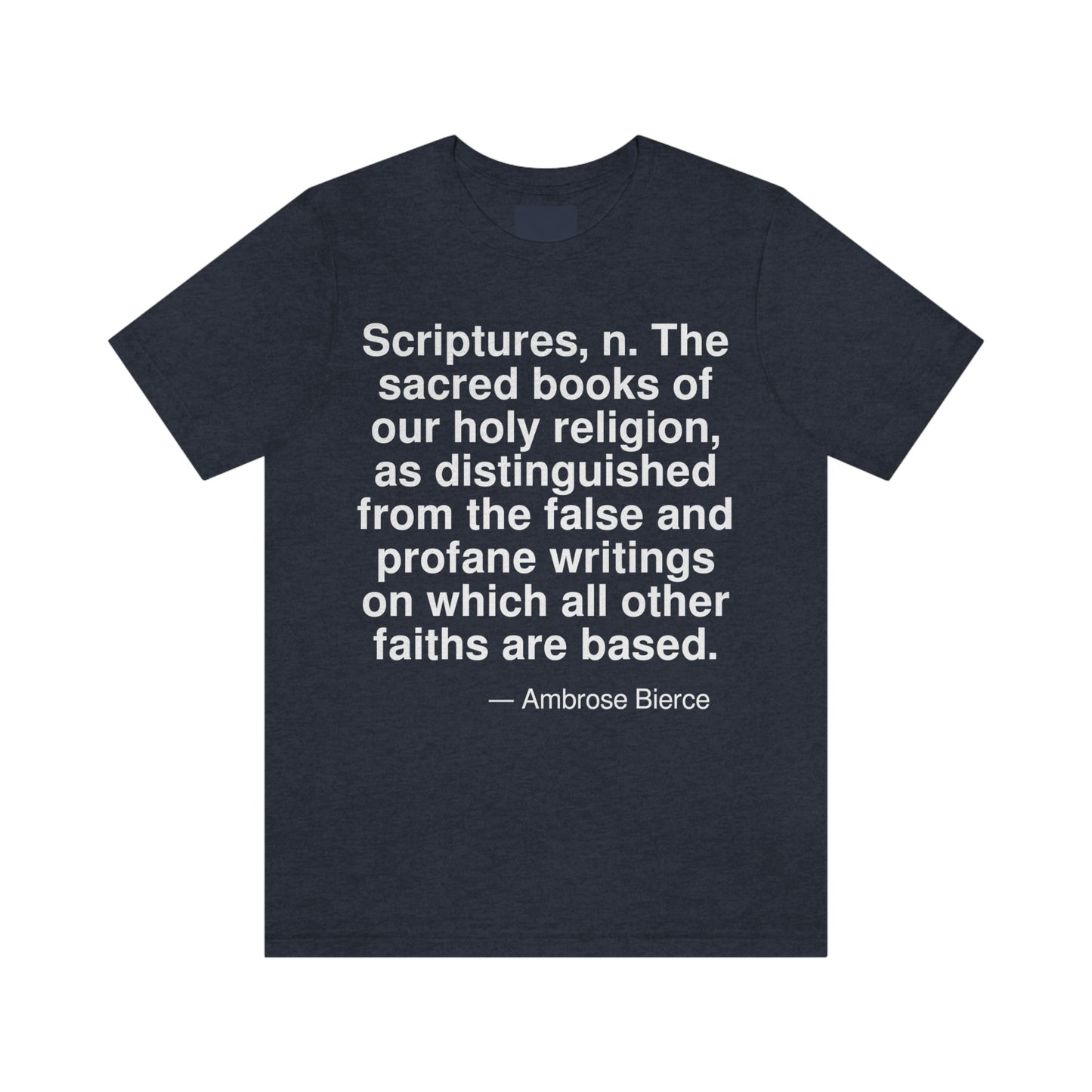 Bierce Scriptures Aa adult t-shirt