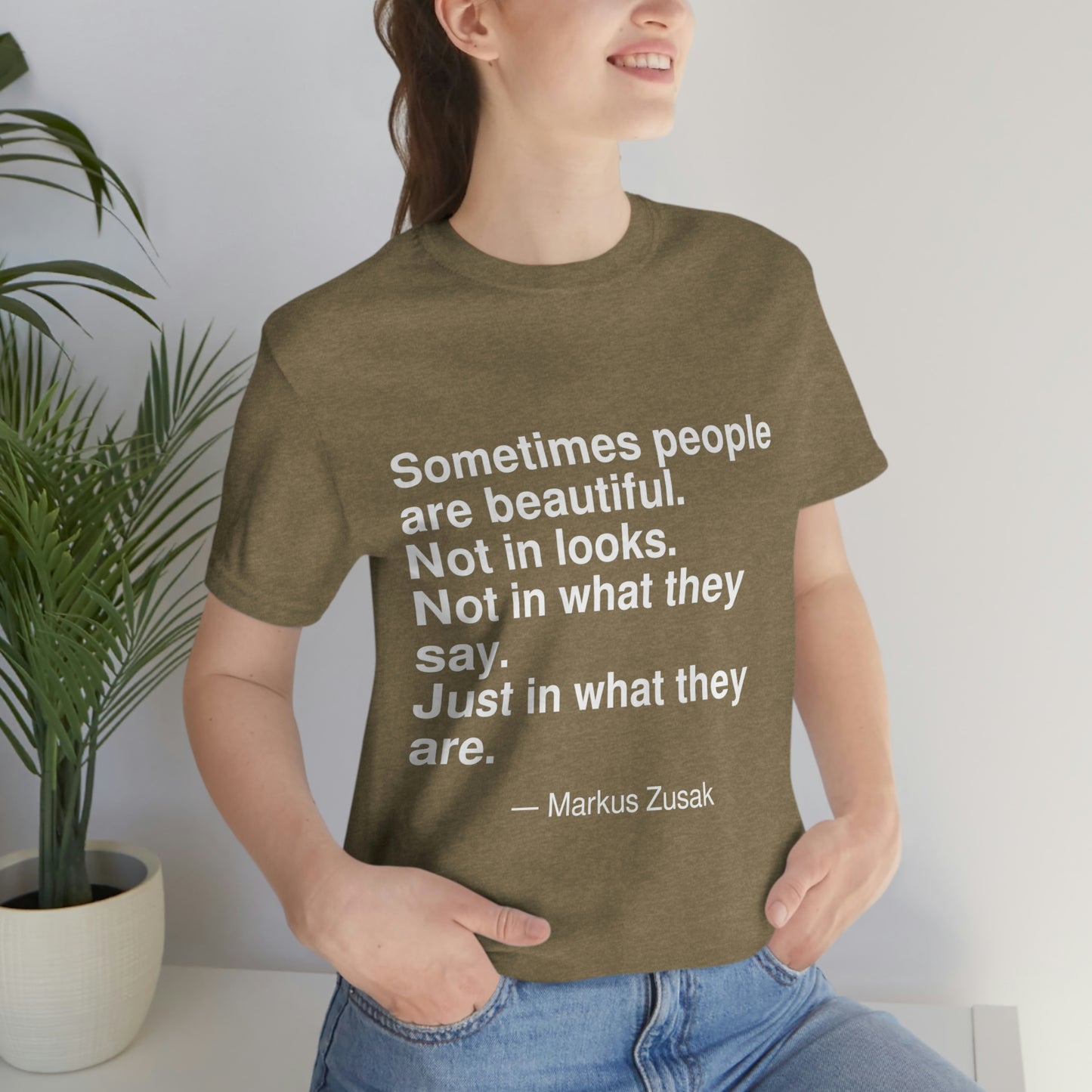 Zusak Beautiful Aa adult t-shirt